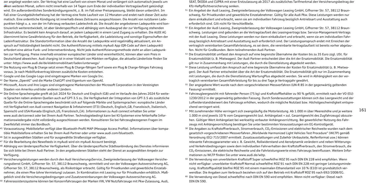 Audi A3 - Seite 161 - gültig ab 28.10.2025