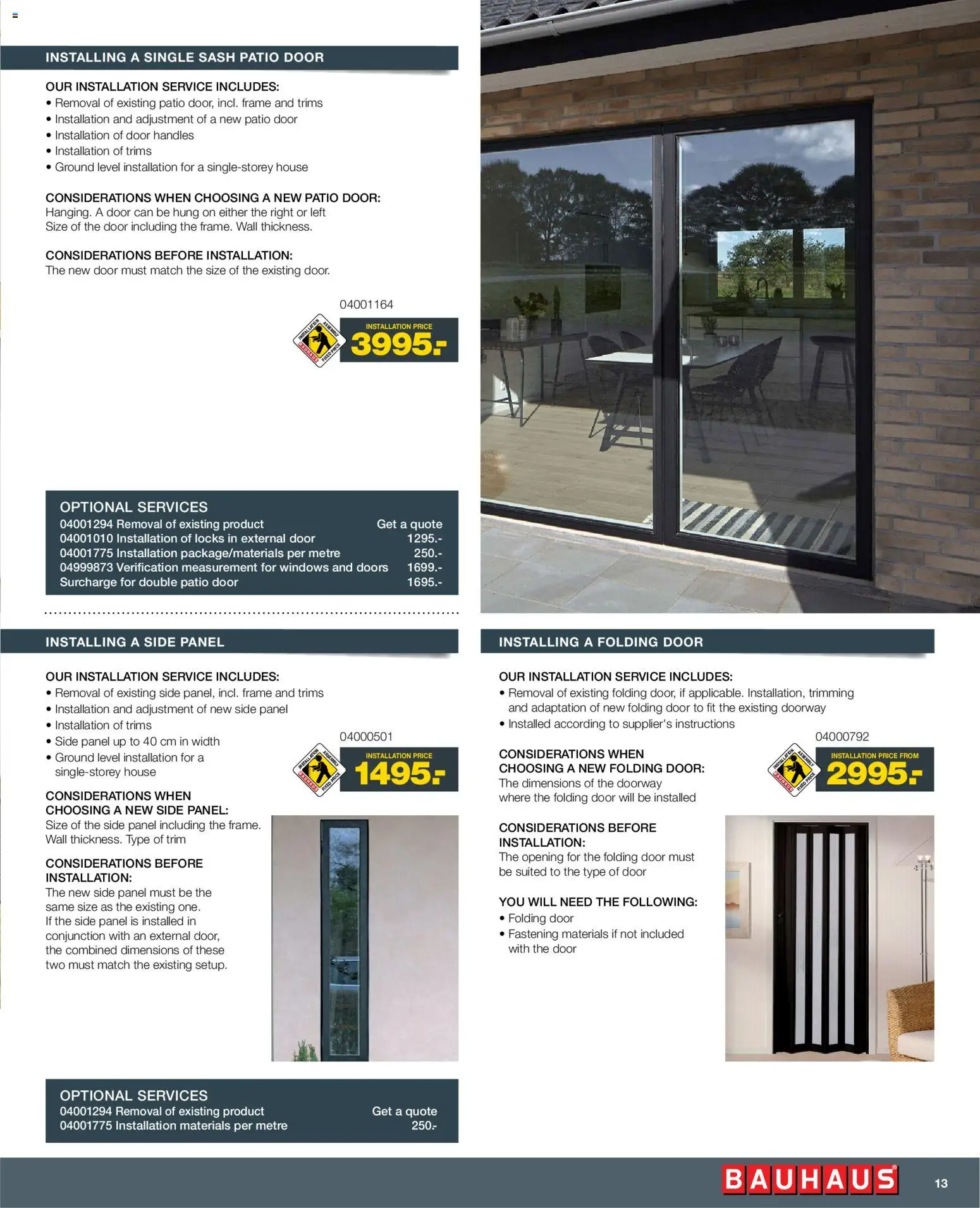 Bauhaus - Installation Service - ENGLISH - page 13- valid from 01/01/2026