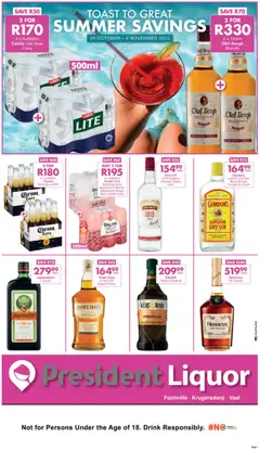 Preview President Hyper Liquor Specials valid from 24/10/2025