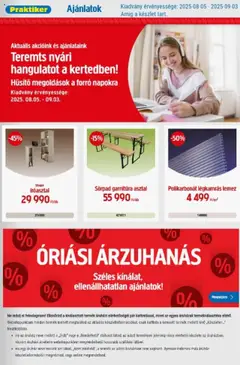 Előnézet Praktiker Akciós újság érvényes 2025.08.05.-tól