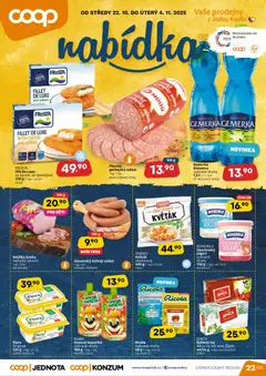 Náhled Coop leták - Západočeský region platný od 22.10.2025