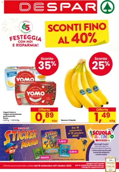 Anteprima Volantino Despar	 valida dal 18/09/2025