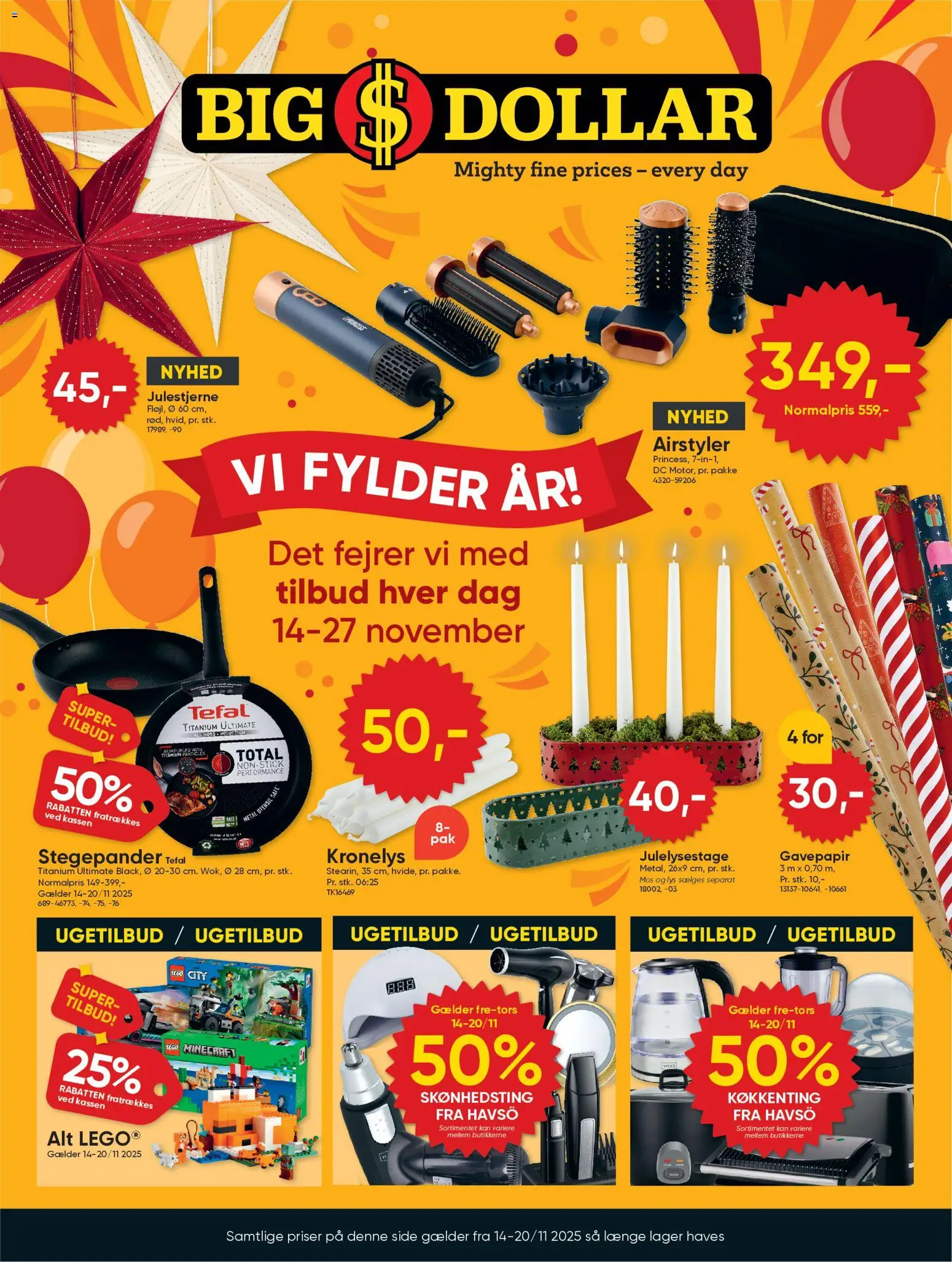 Bigdollar - Tilbudsavis - side 1- gyldig fra 14/11/2025