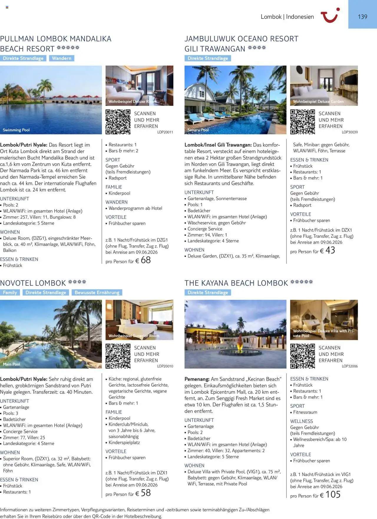 TUI Prospekt  Asien, Afrika, Orient & Indischer Ozean 2025/26 	 - Seite 139 - gültig ab 01.11.2025