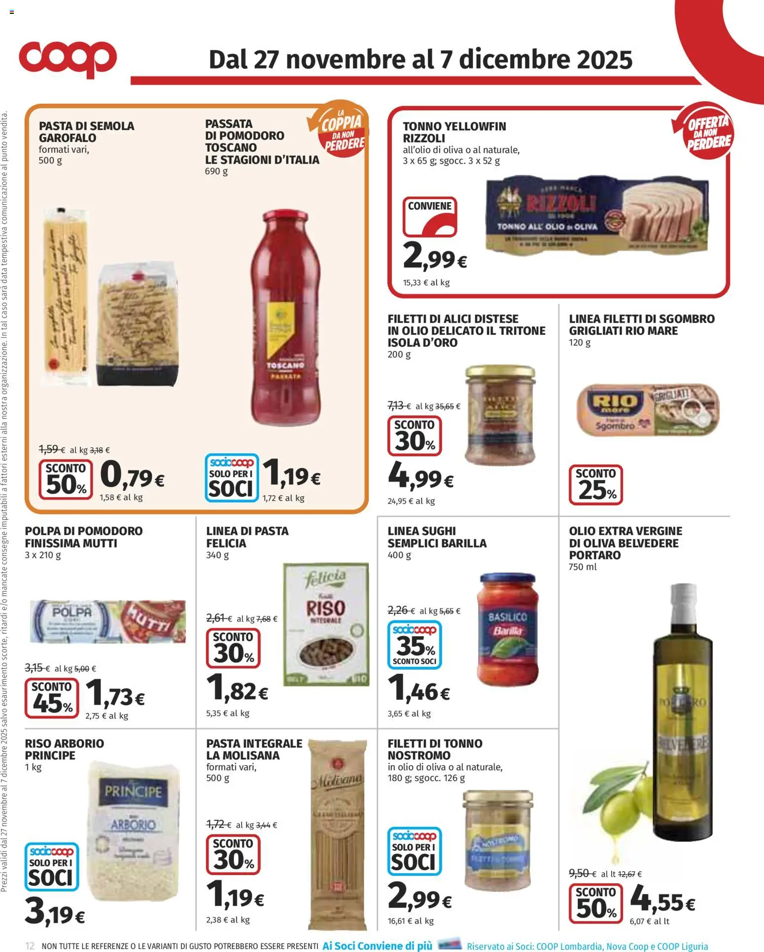Volantino COOP	 - pagina 12 - valido dal 27/11/2025