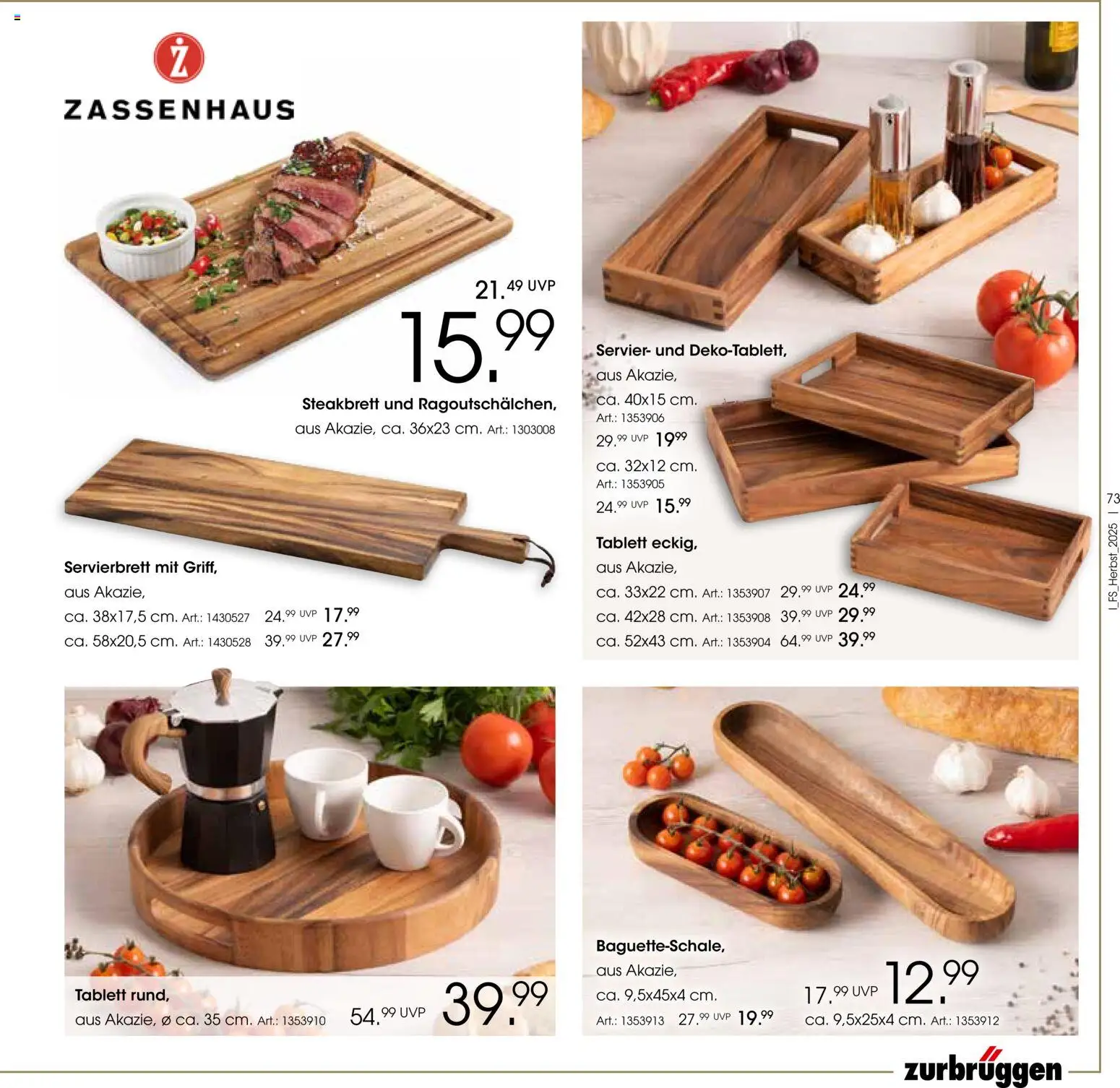 Zurbrüggen Trend-Journal Herbst - Seite 73 - gültig ab 21.10.2025