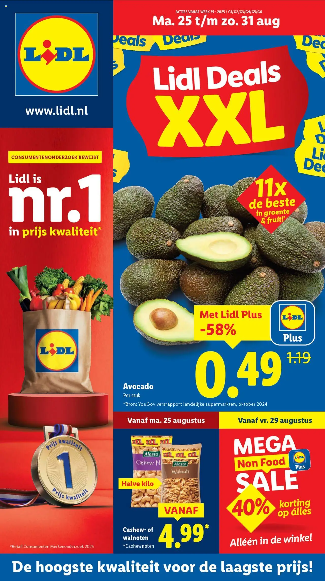 Lidl - Folder week 35 - pagina 1- geldig vanaf 25-08-2025