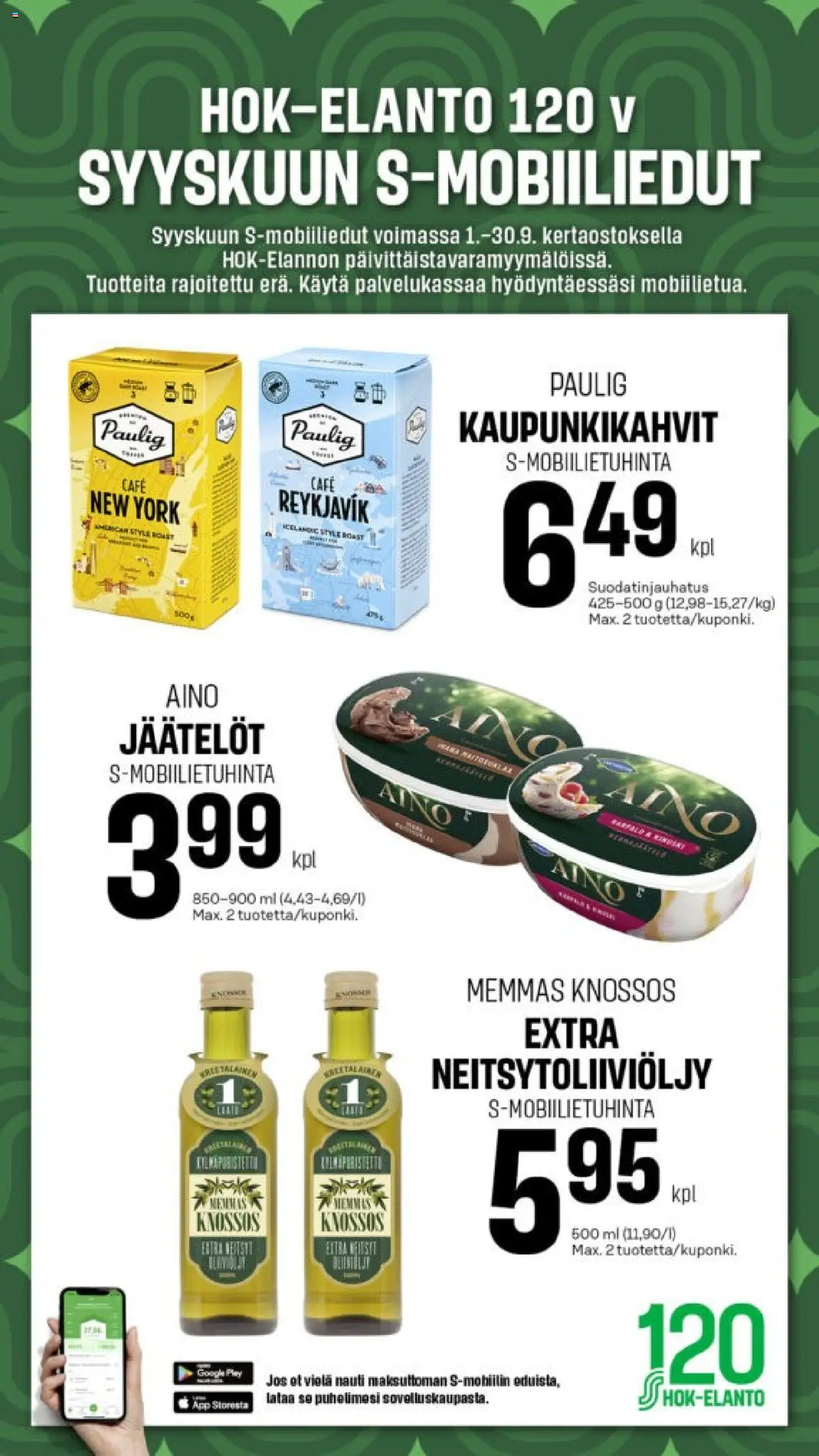 S-market - Syyskuun S-mobiiliedut - sivu 1- voimassa alkaen 01/09/2025