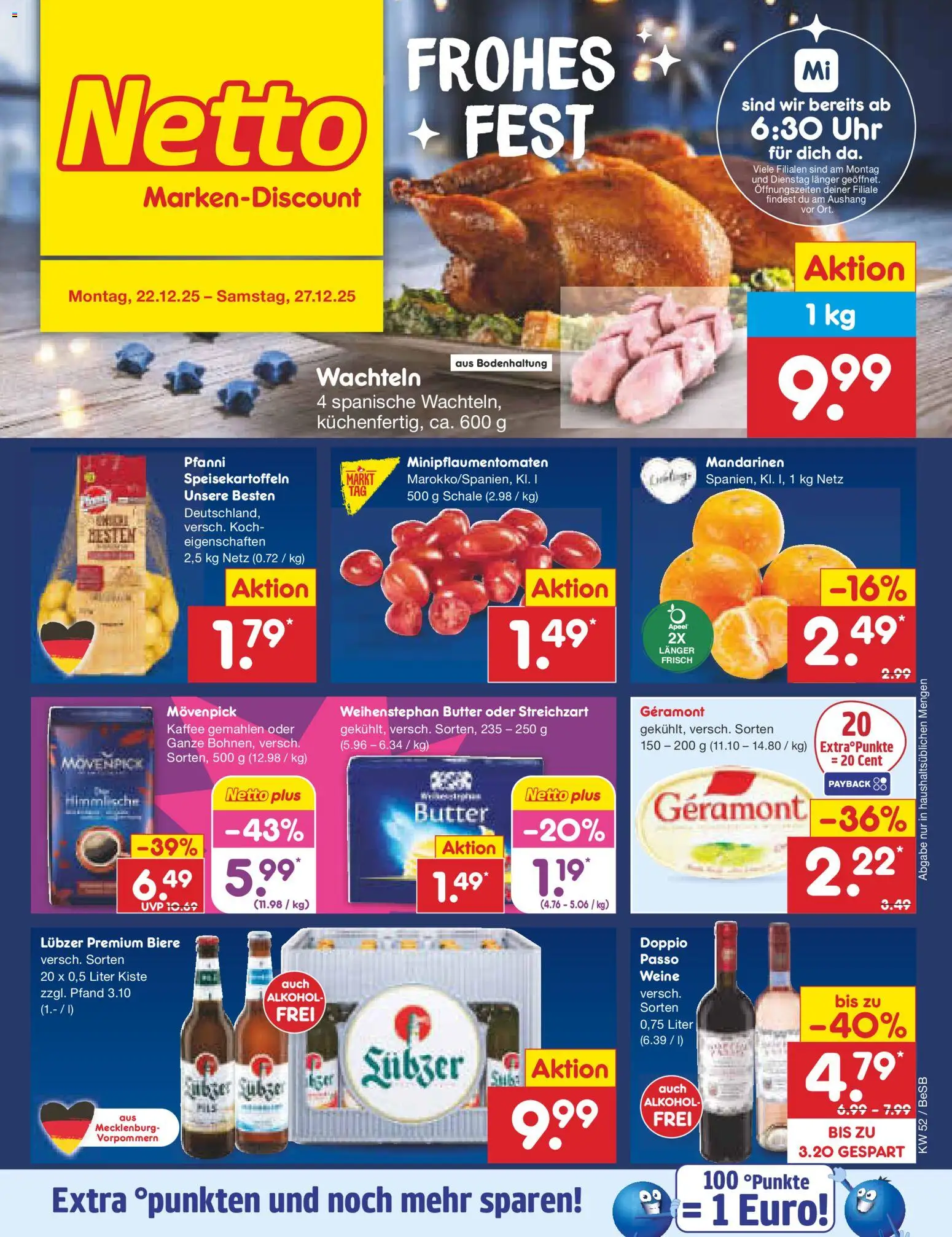Netto Marken-Discount Prospekt 	 - Seite 1 - gültig ab 22.12.2025