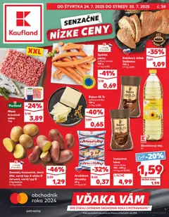Előnézet Kaufland SK Bratislava-Devínska Nová Ves érvényes 2025.07.24.-tól