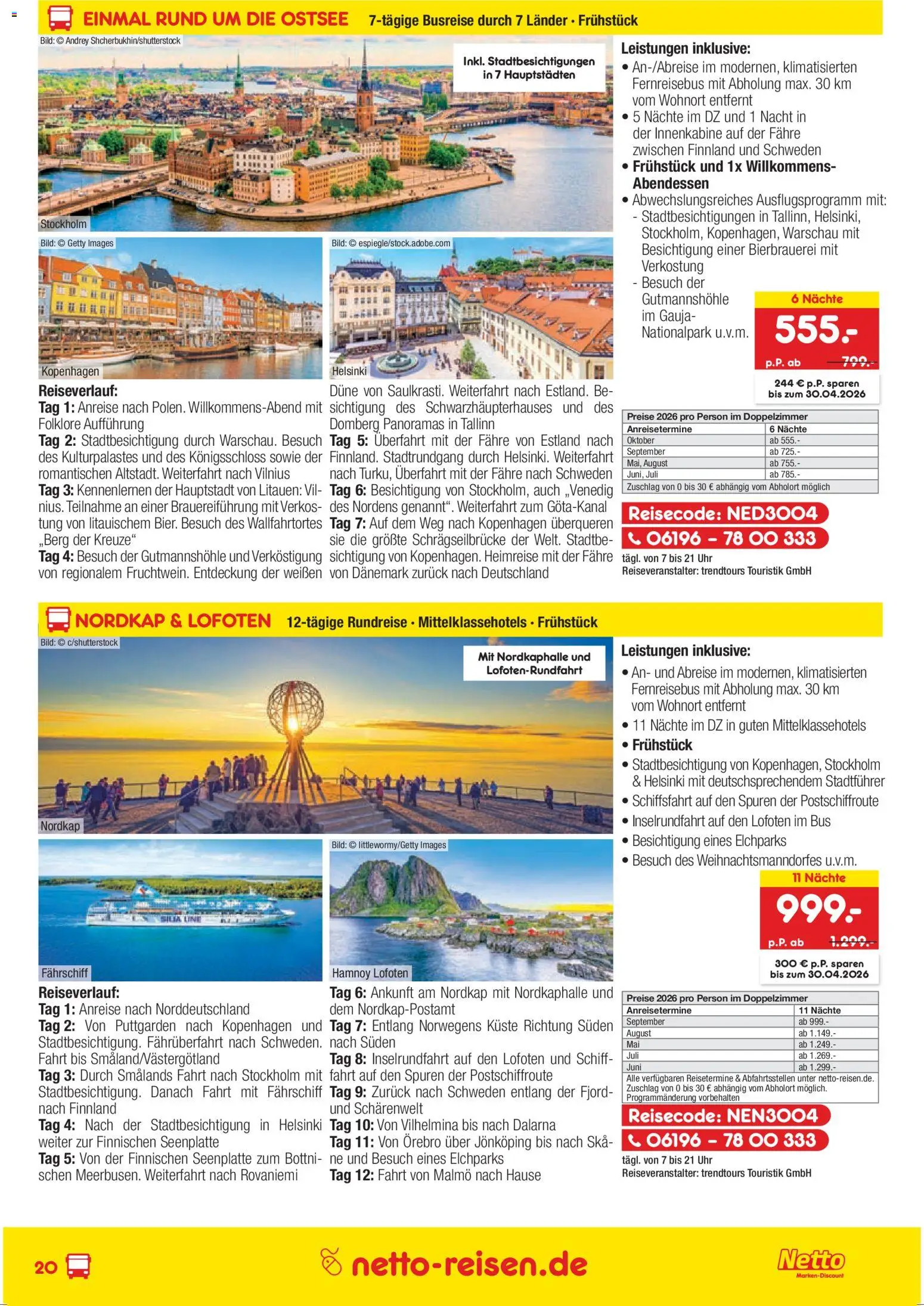 Netto Reisen Prospekt 	 - Seite 20 - gültig ab 26.03.2026