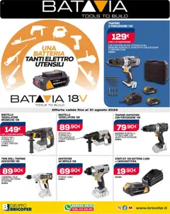 Anteprima Bricofer Batavia catalogo valida dal 28/05/2025