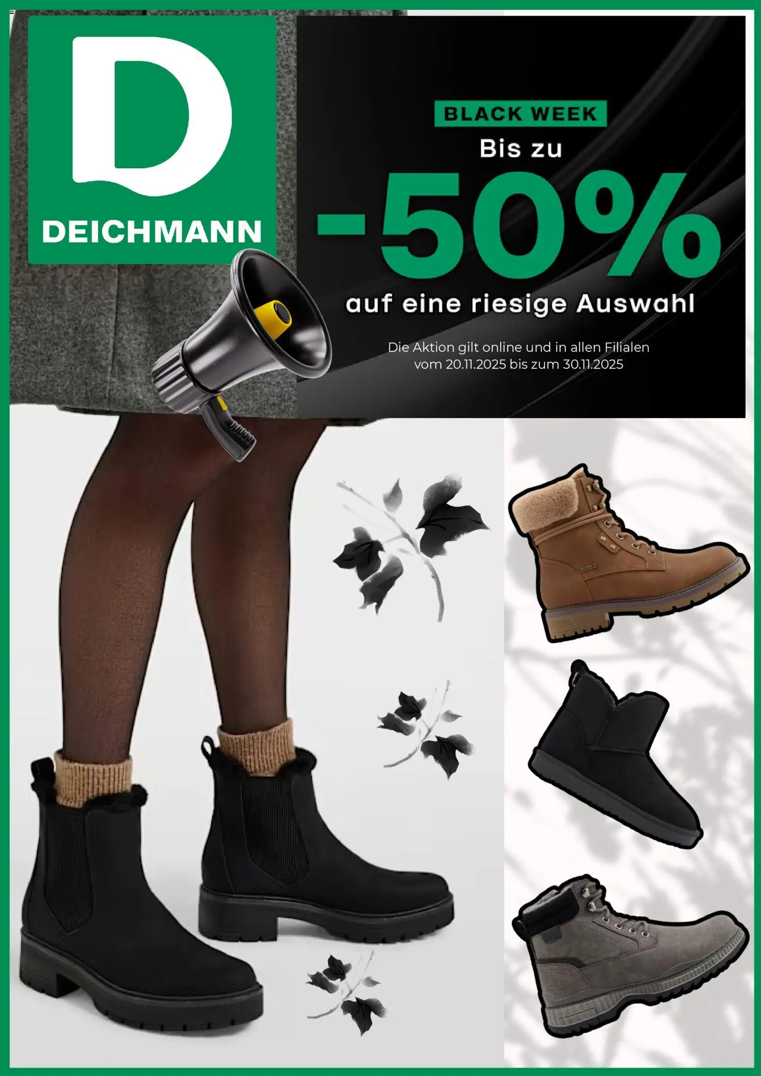 Deichmann - Black Friday - Seite 1 - gültig ab 20.11.2025