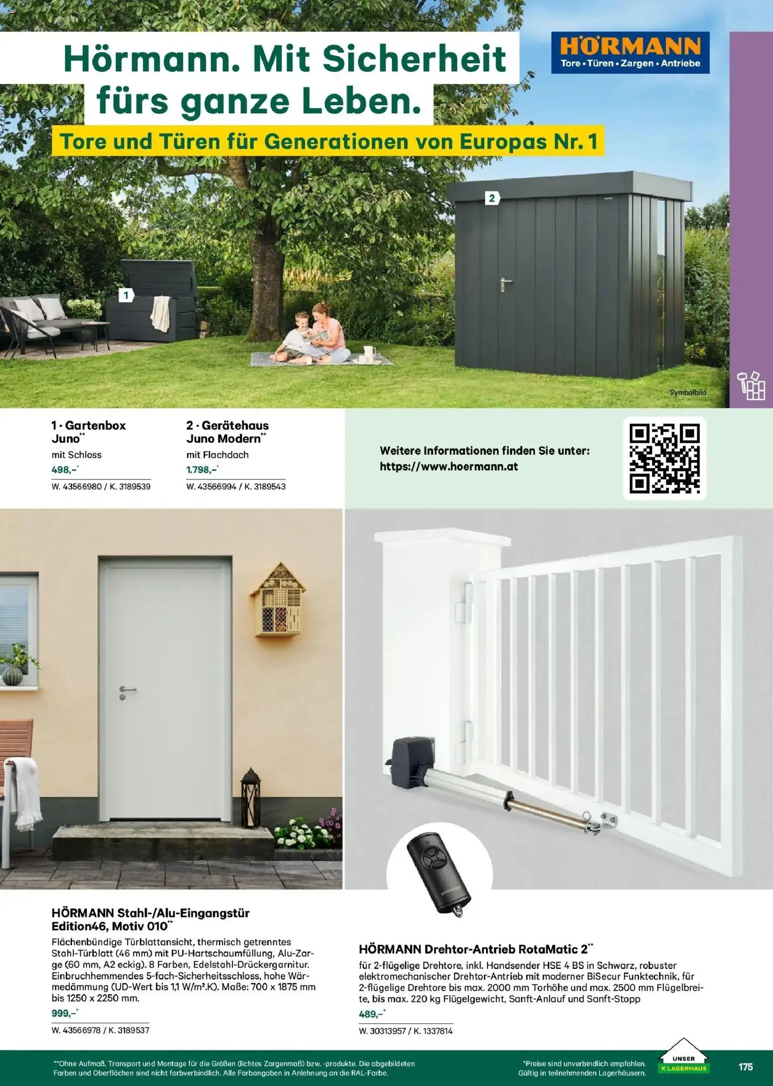 Lagerhaus Garten & Freizeit Katalog 2026 - Wien, Innsbruck - page 175- valid from 01.03.2026