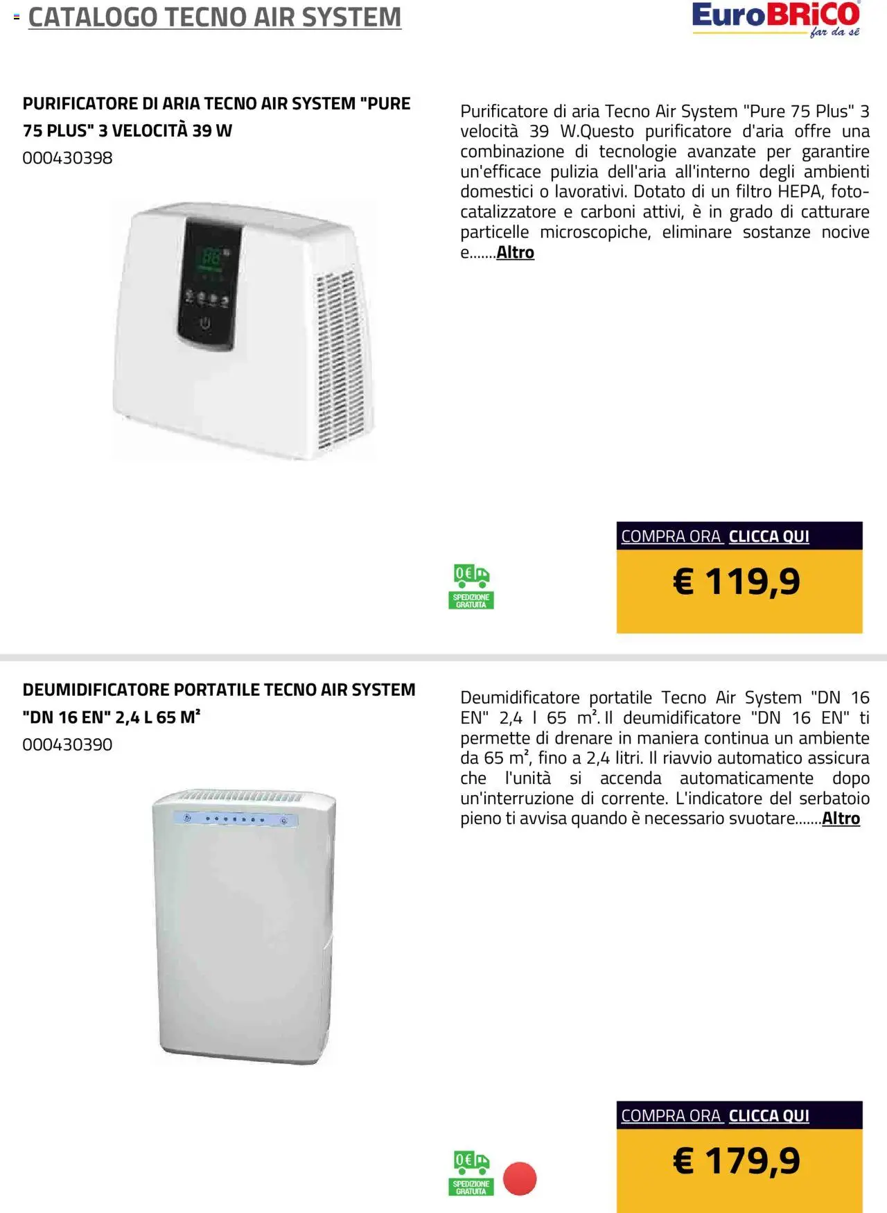 Eurobrico Tecno Air System catalogo - pagina 50 - valido dal 23/07/2025