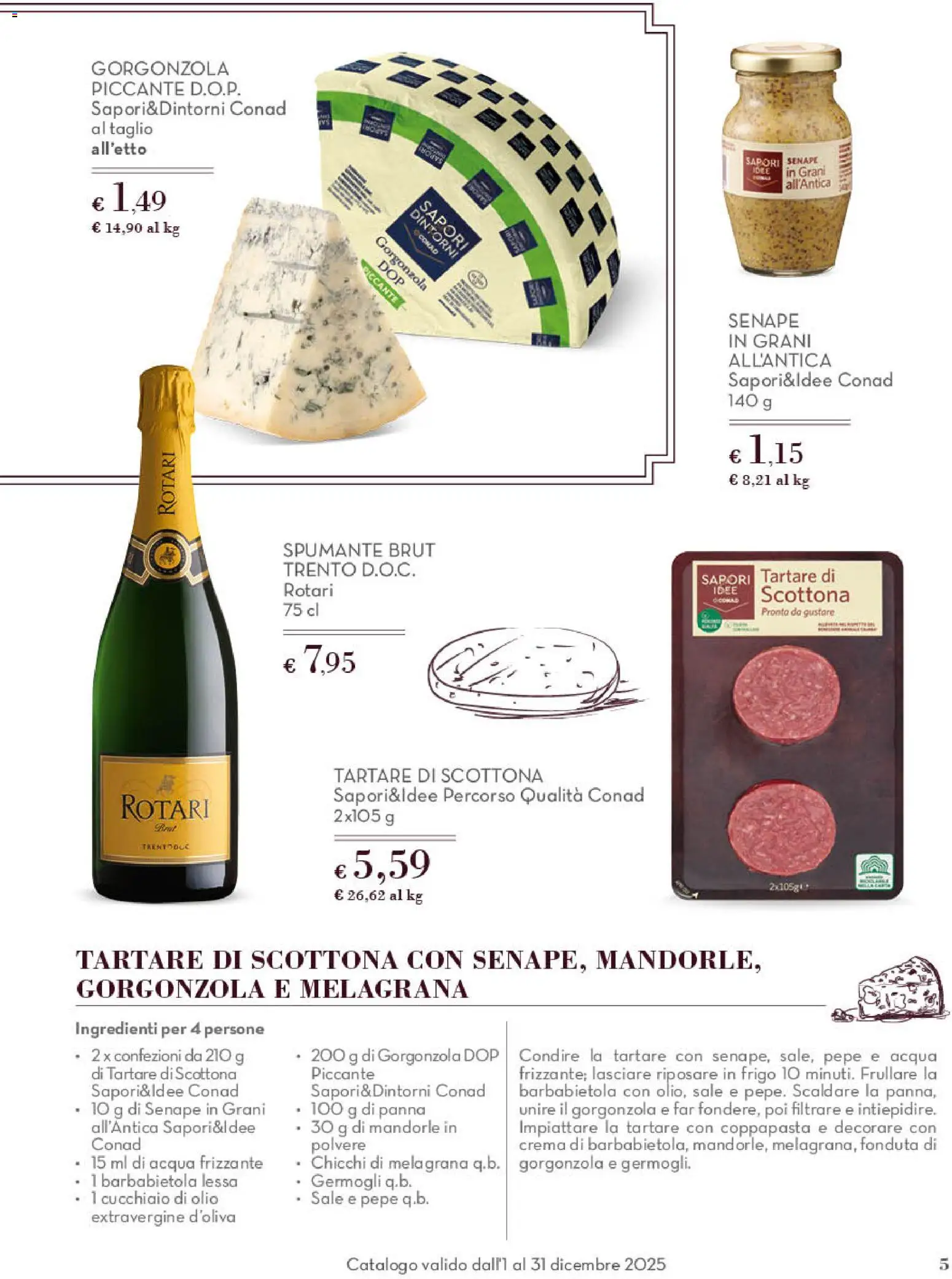 Spazio Conad Gourmet Natale catalogo - pagina 5 - valido dal 01/12/2025
