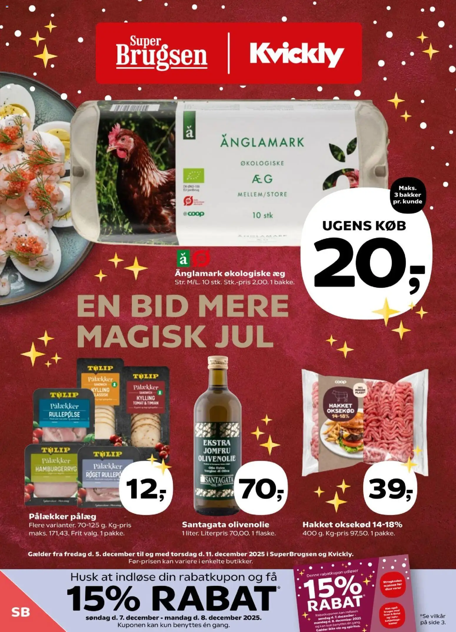 Super Brugsen - Tilbudsavis - side 1- gyldig fra 05/12/2025