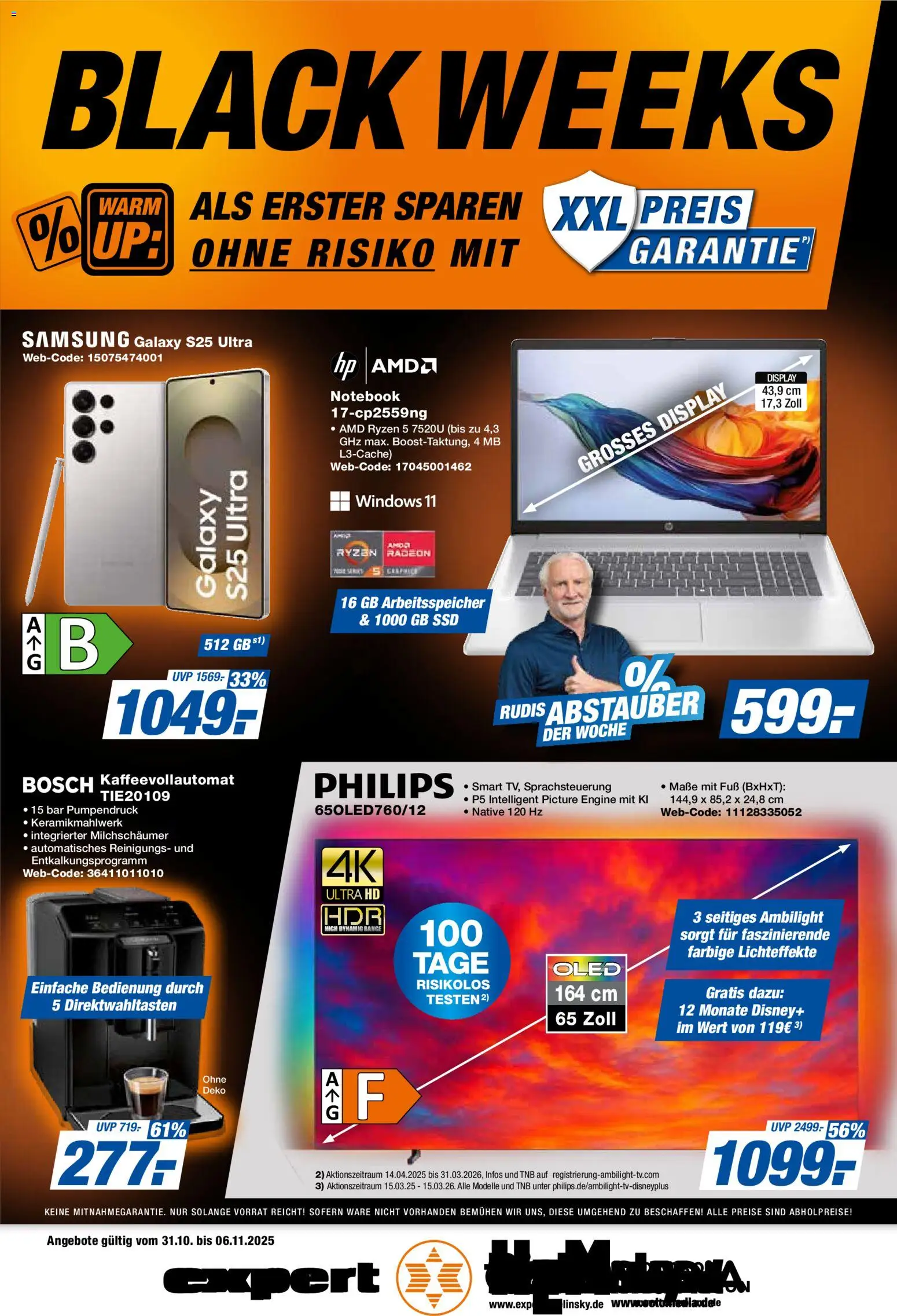 Expert - Black Friday - Seite 1 - gültig ab 31.10.2025