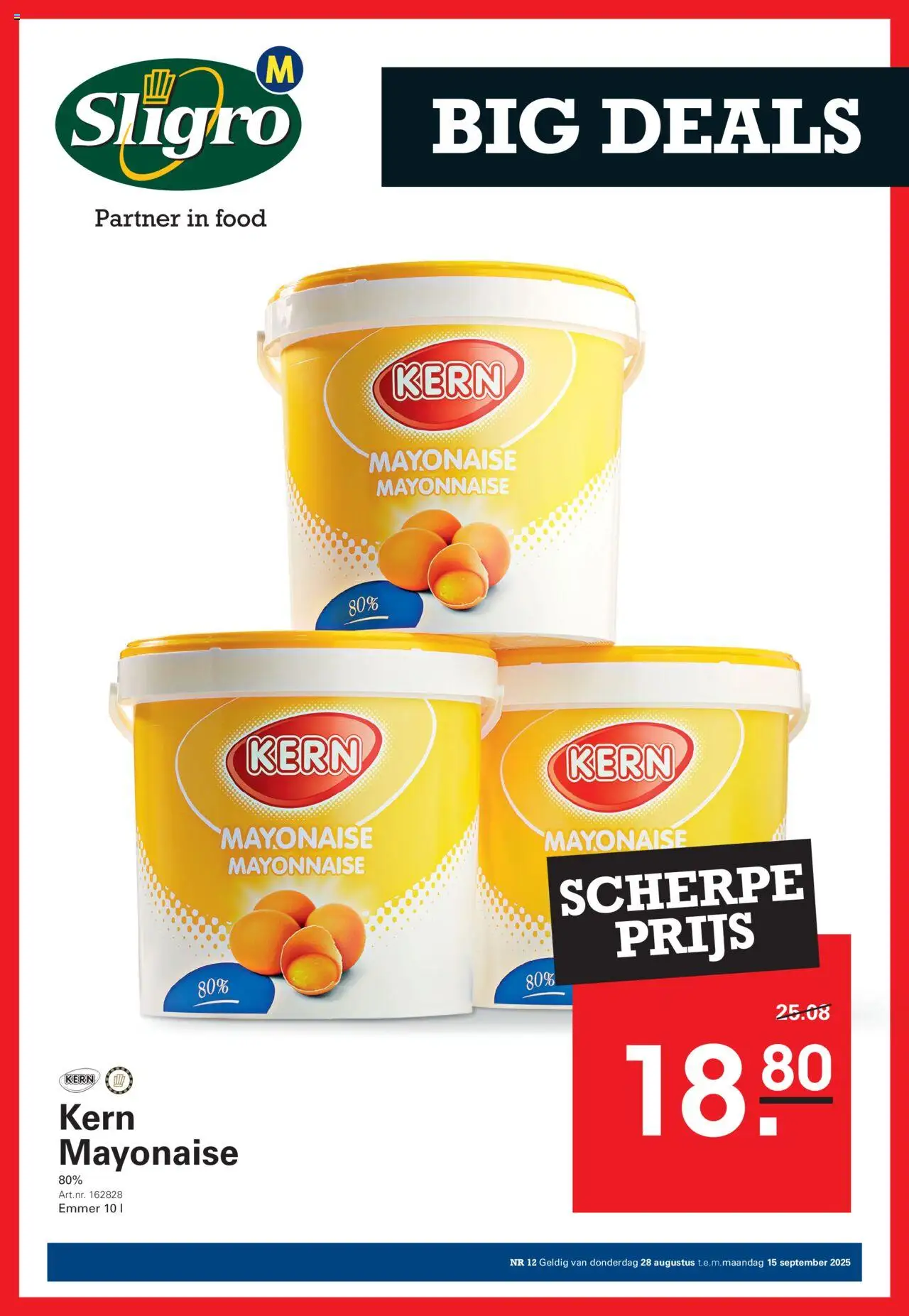 Sligro folder - pagina 1- geldig vanaf 28/08/2025