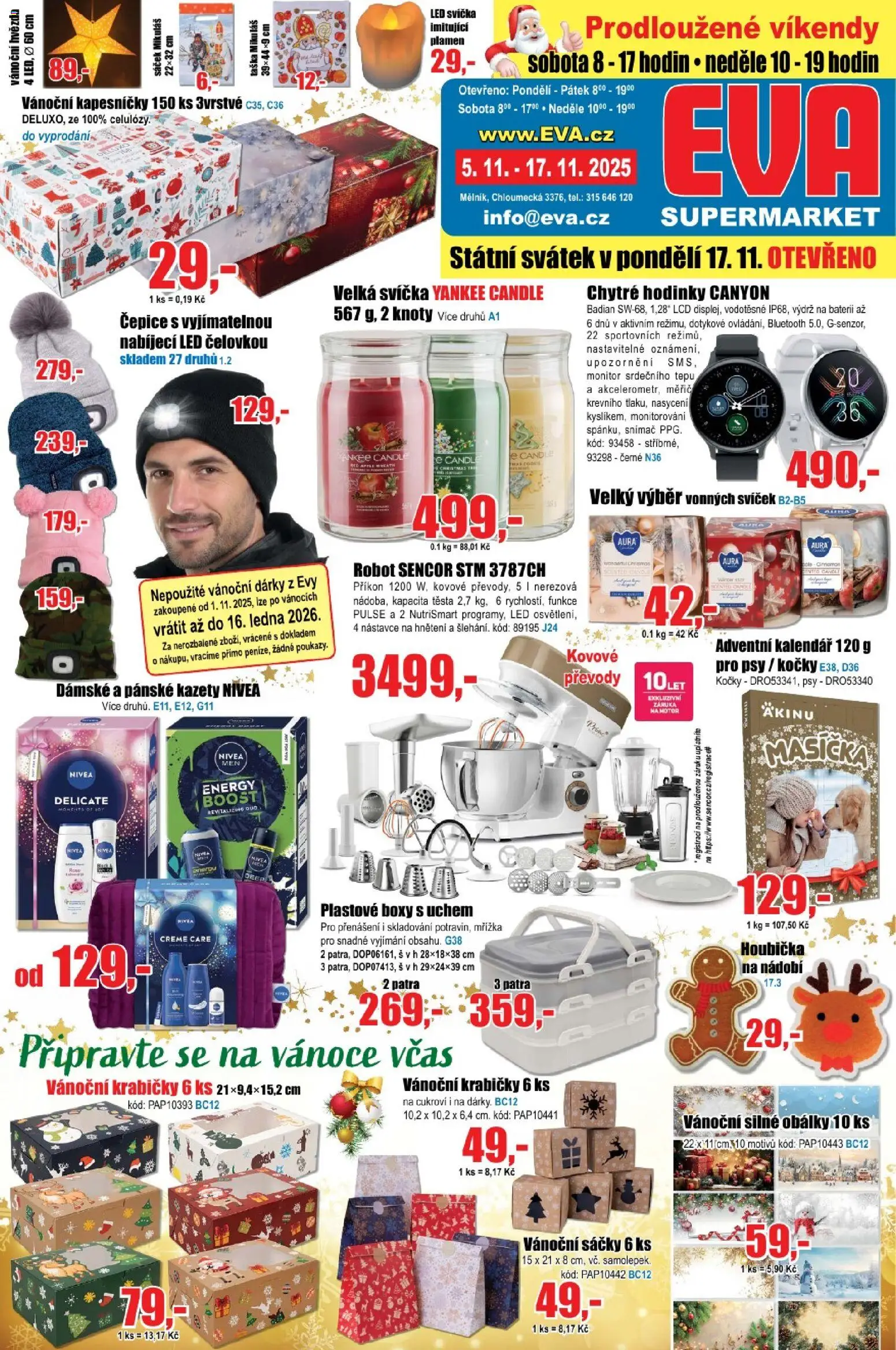 Eva supermarket leták - strana 1- platný od 05.11.2025