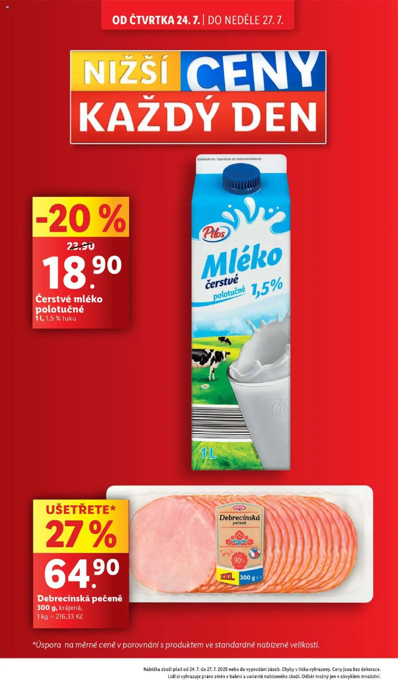 Lidl leták - strana 4- platný od 24.07.2025
