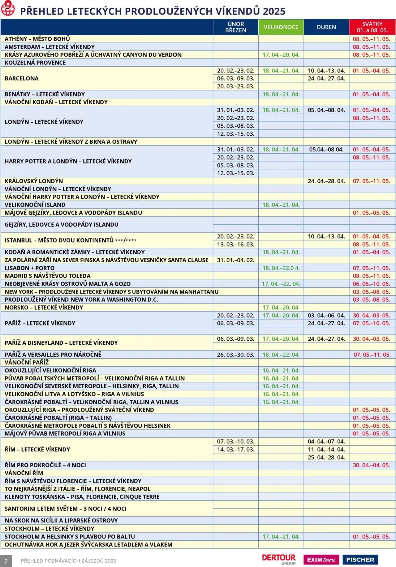 EXIM tours katalog - Poznávací zájezdy - strana 3- platný od 01.01.2025
