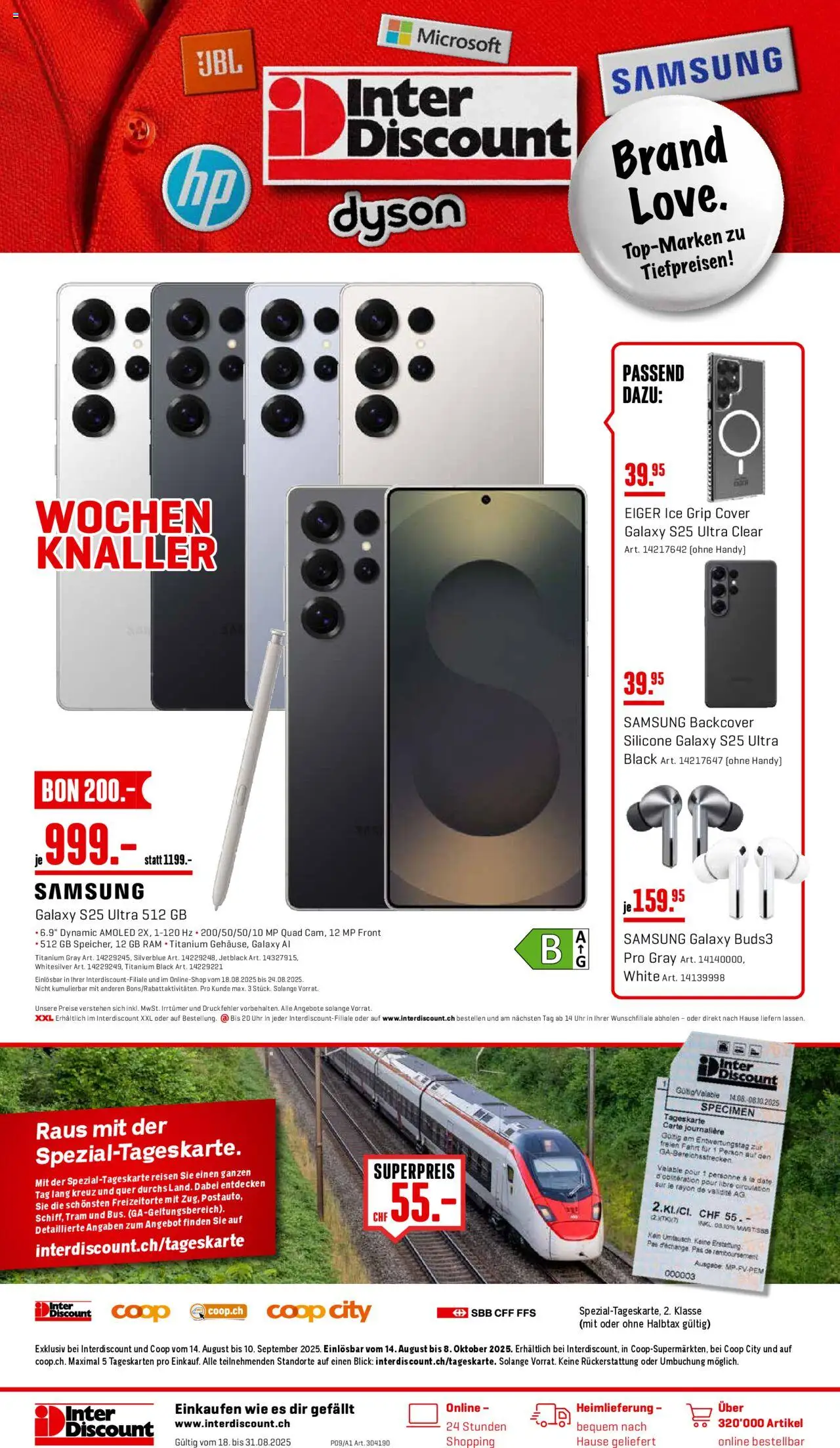 Interdiscount Aktionen - Seite 1- gültig ab 18.08.2025