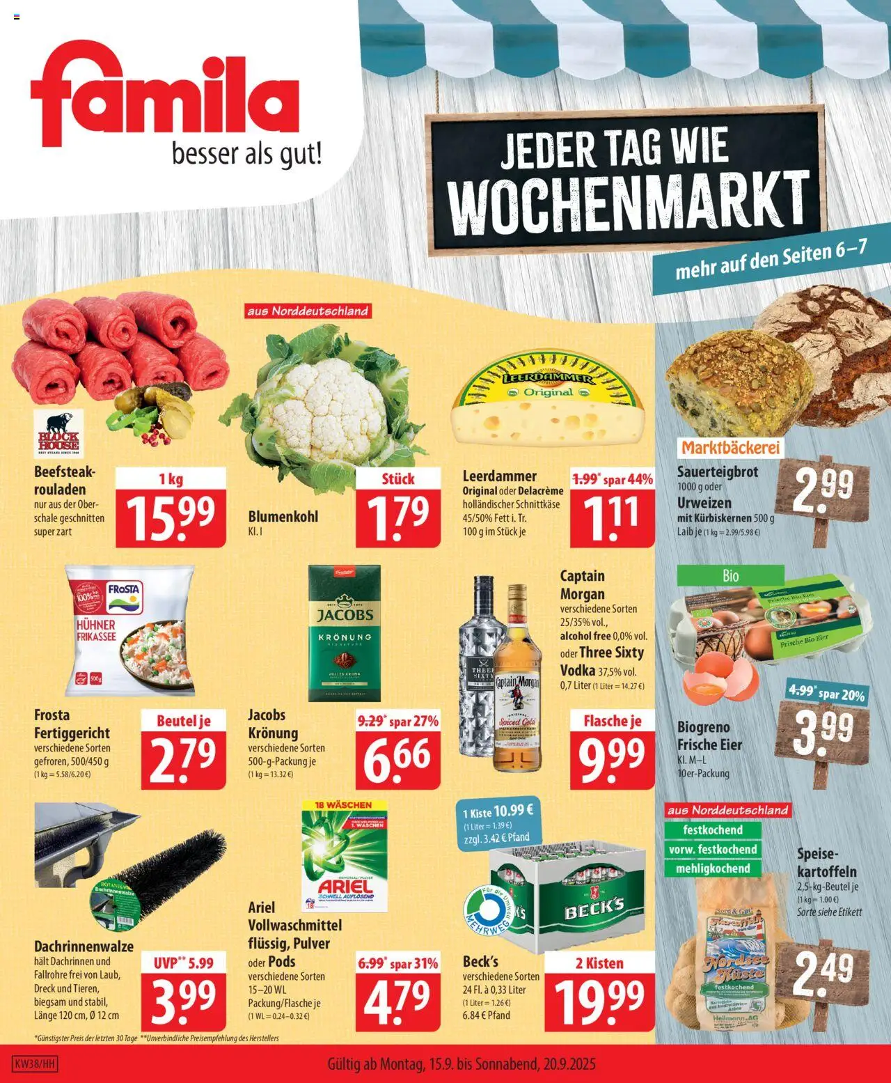 Famila Prospekt 	 - Seite 1 - gültig ab 15.09.2025