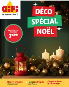 Aperçu GiFi catalogue déco spécial noël valable à partir du 18/11/2025