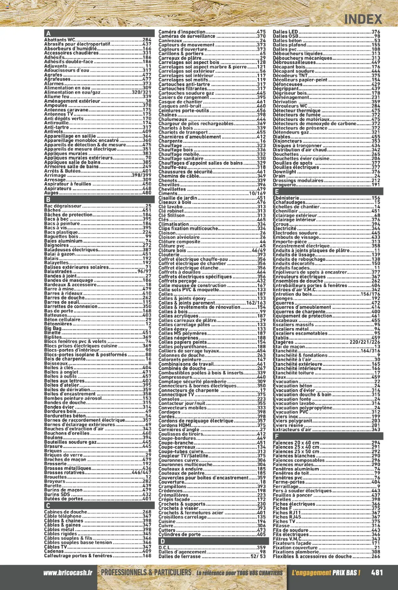 Brico Cash catalogue - page 481 - valable à partir du 04/04/2025