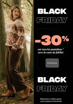 Paprika - Black Friday  geldig vanaf 21/11/2025