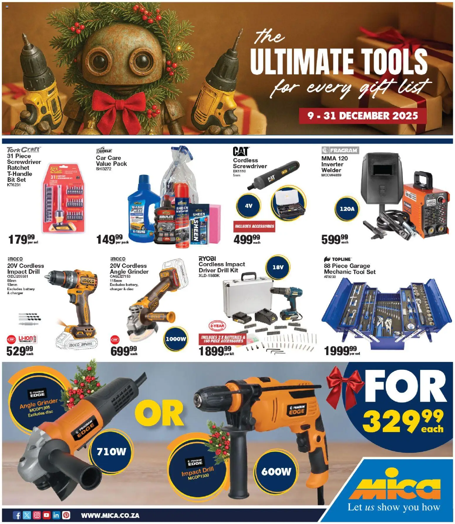 MICA Mid Month Power Tools - page 1- valid from 09/12/2025