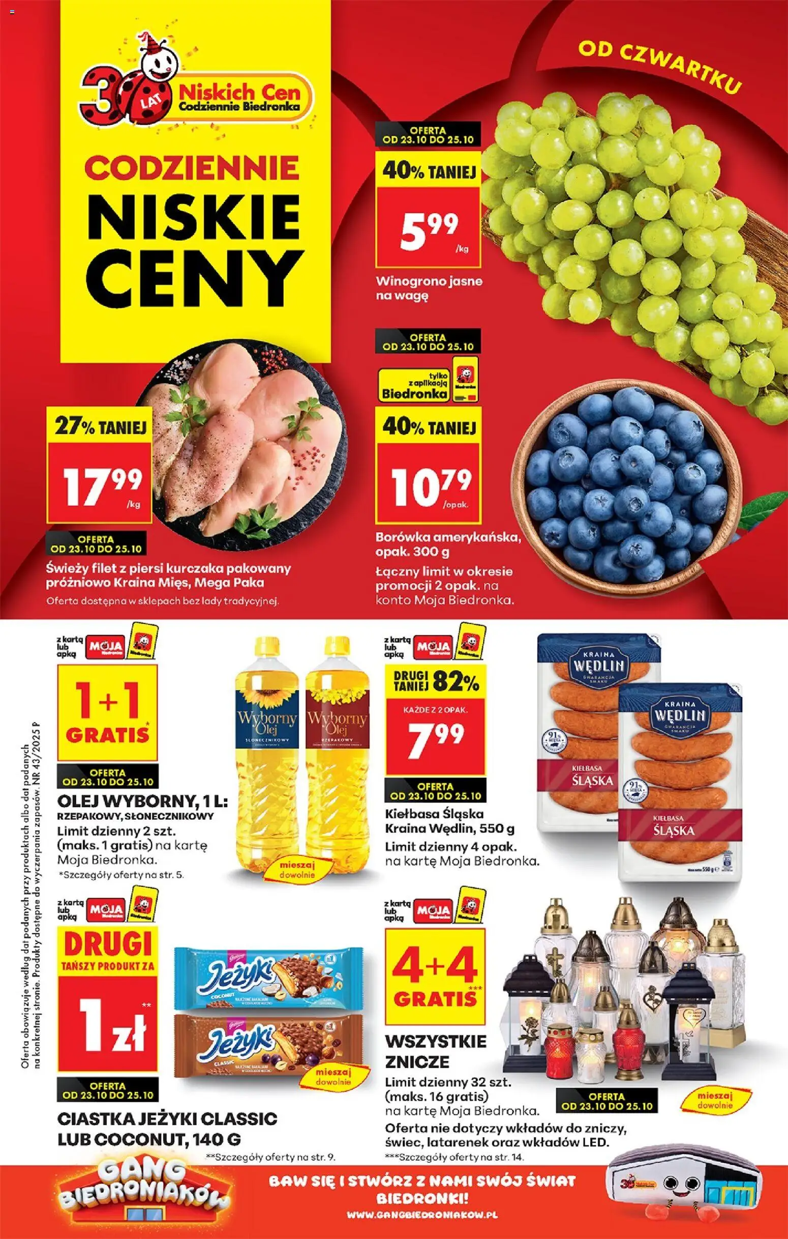 Biedronka gazetka - Oferta w tym tygodniu - strona 1- ważny od 23.10.2025