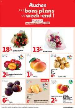 Aperçu Auchan - Les bons plans du week-end dans votre hyper ! valable à partir du 28/08/2025