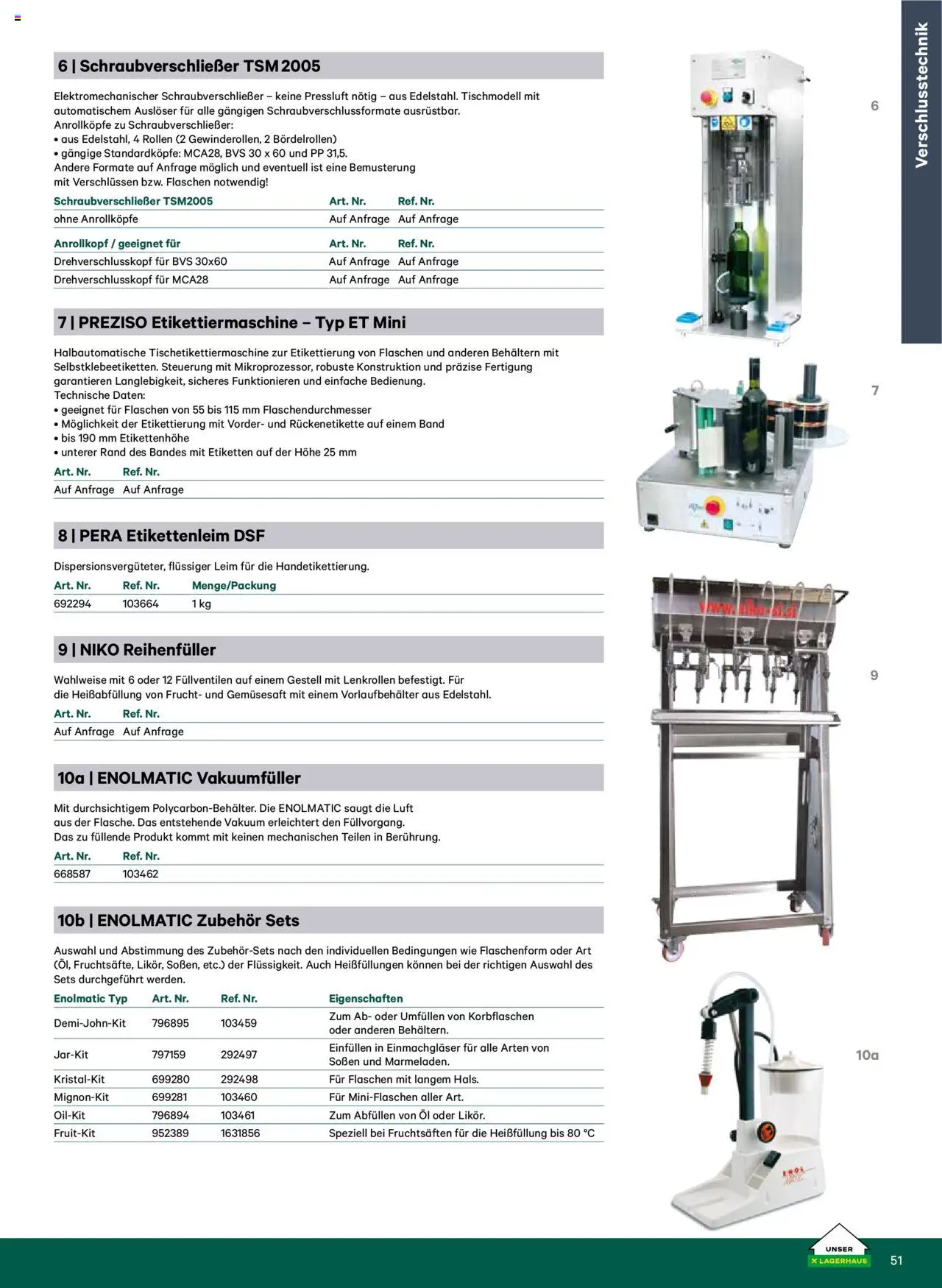 Lagerhaus Katalog Most & Saft - Seite 51- gültig ab 25.06.2025