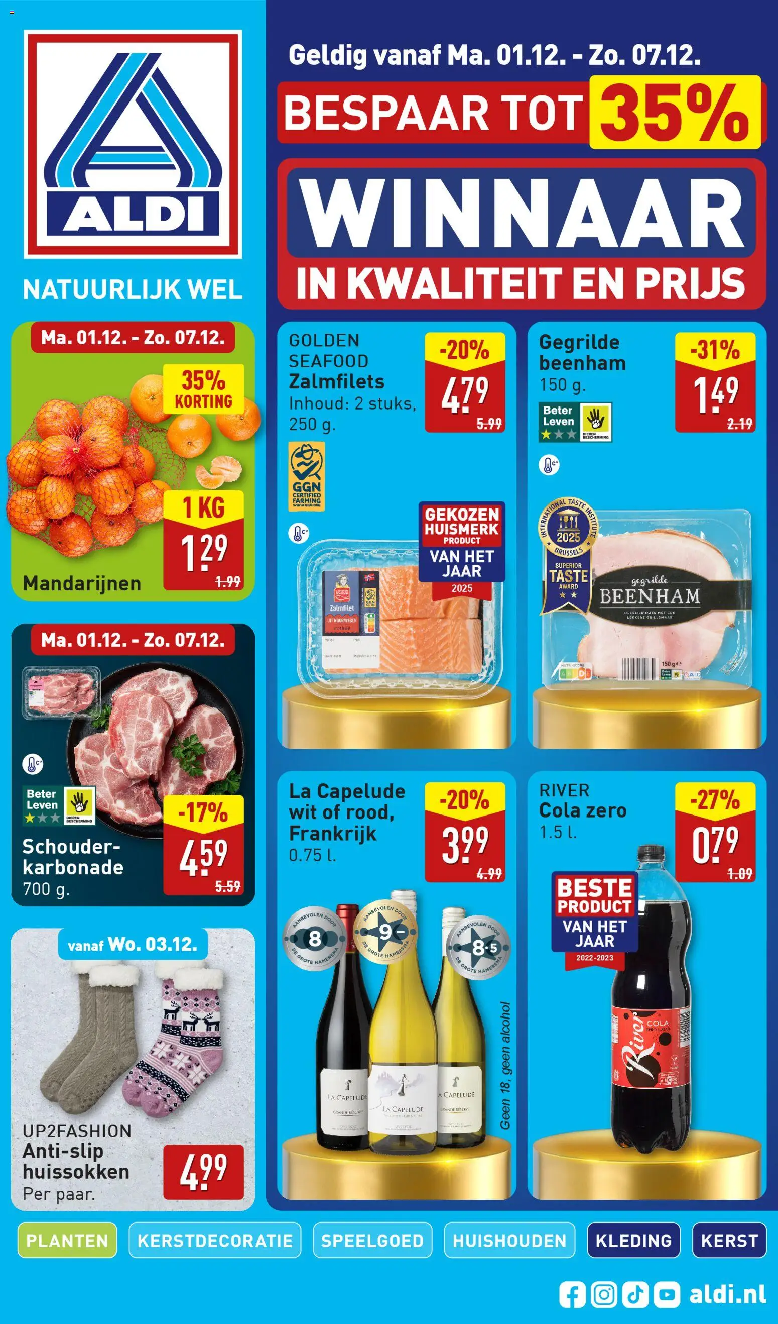 Aldi folder week 49 - pagina 1- geldig vanaf 01-12-2025