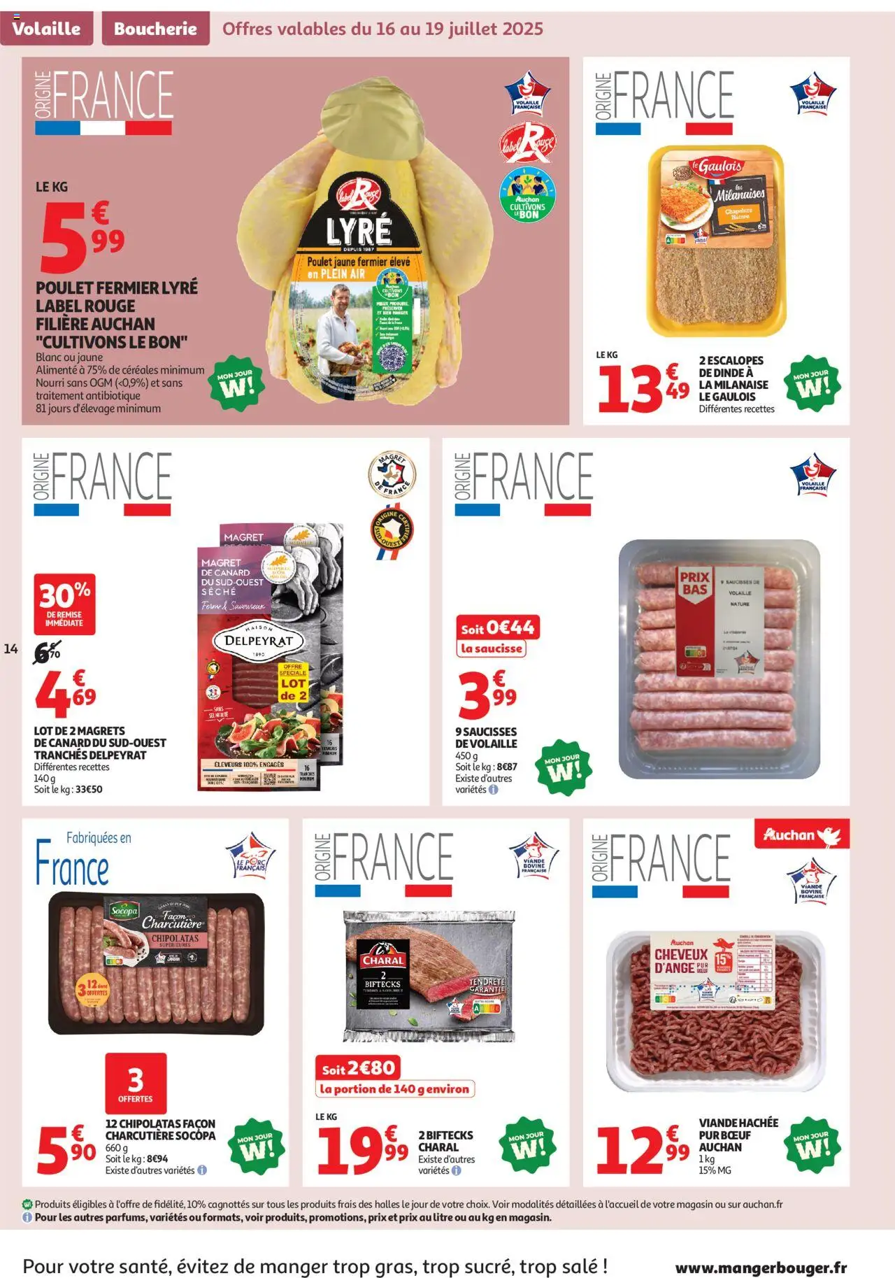 Auchan prospectus - page 14 - valable à partir du 16/07/2025