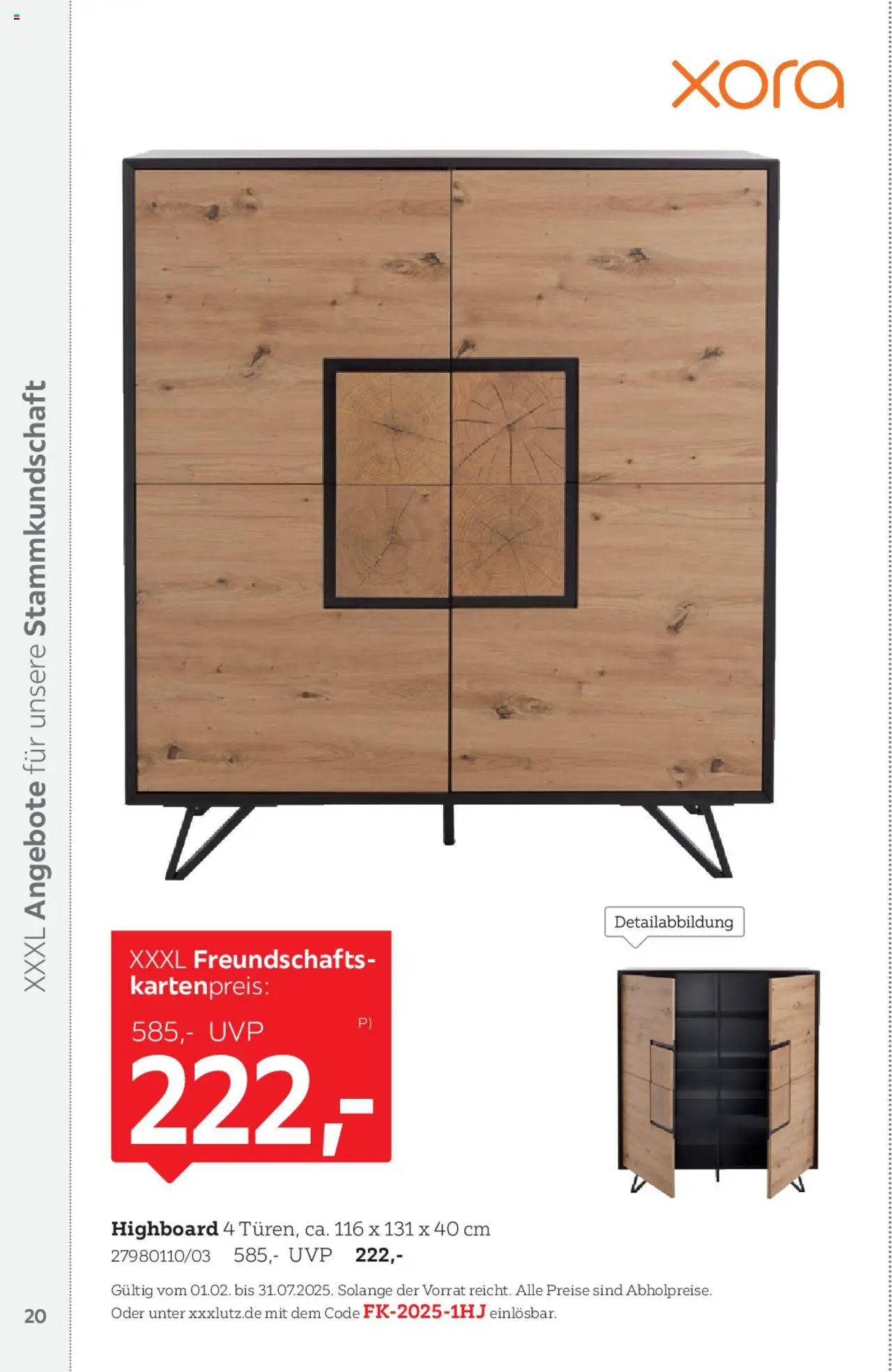 XXXL Lutz Freundschaftskartenjournal - Seite 20 - gültig ab 01.02.2025
