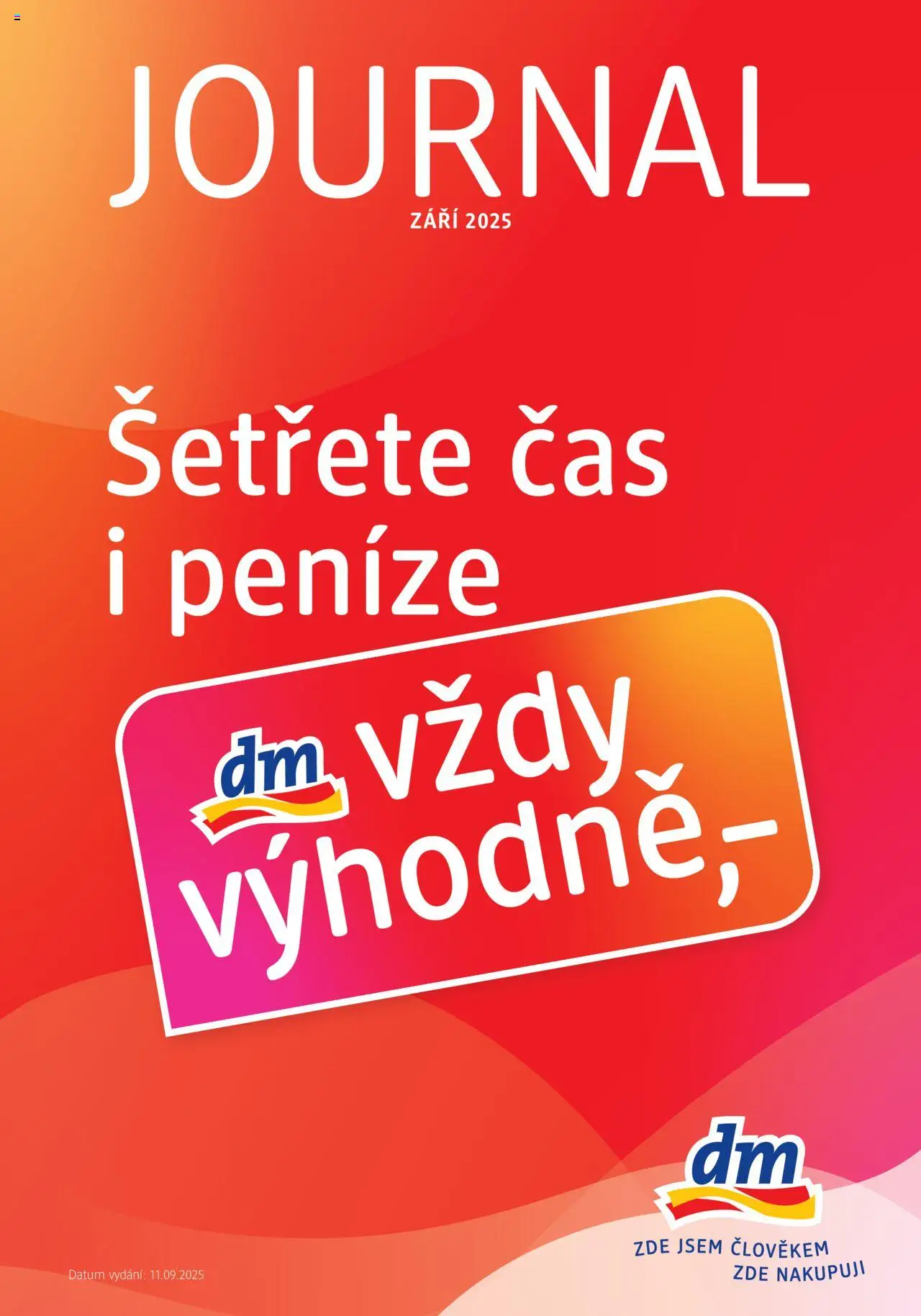 dm drogerie leták - strana 1- platný od 11.09.2025