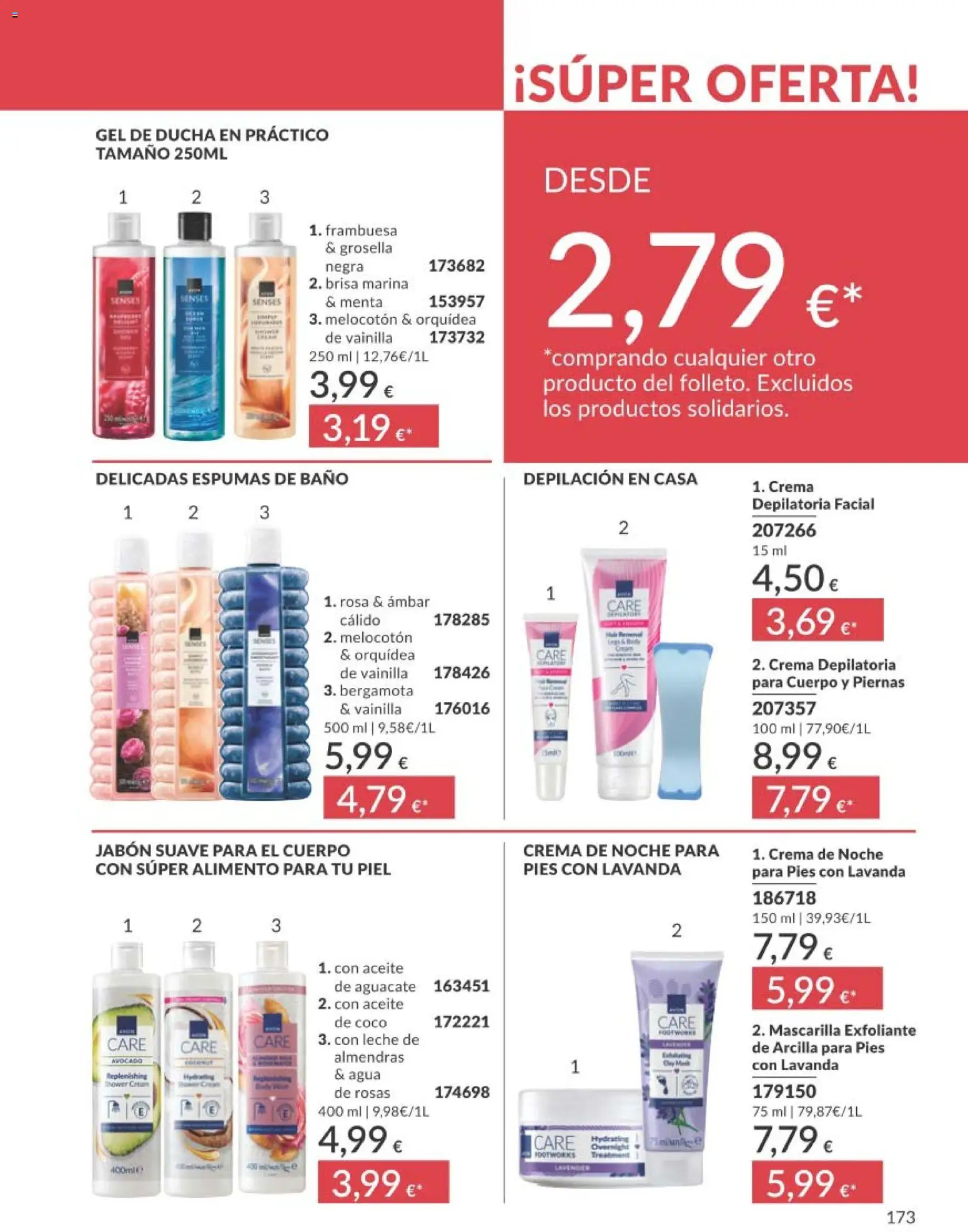 Catálogo AVON campaña 4 - Página de 173 - Válido desde 01/04/2026