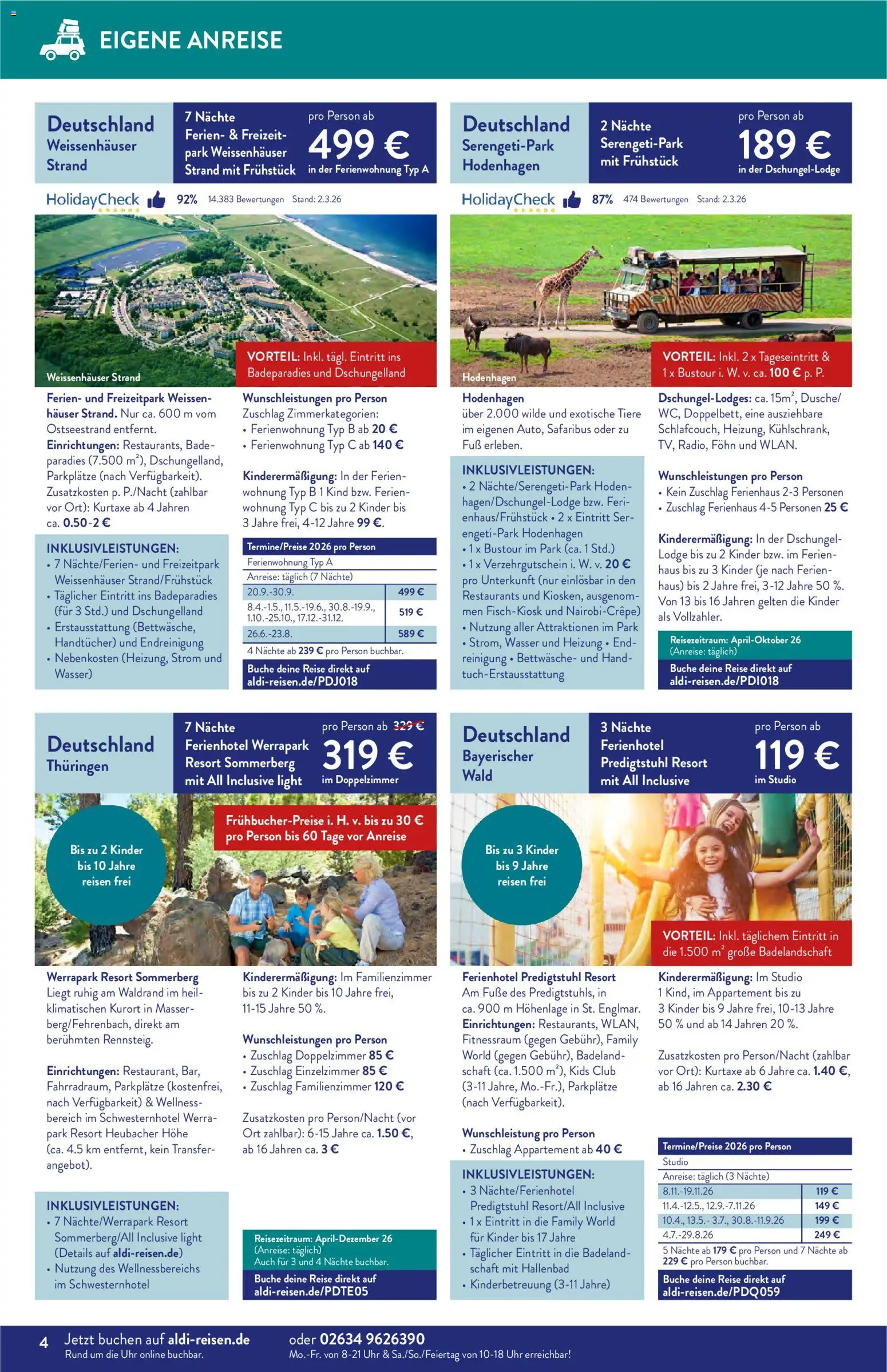 Aldi Reisen Prospekt 	 - Seite 4 - gültig ab 01.04.2026