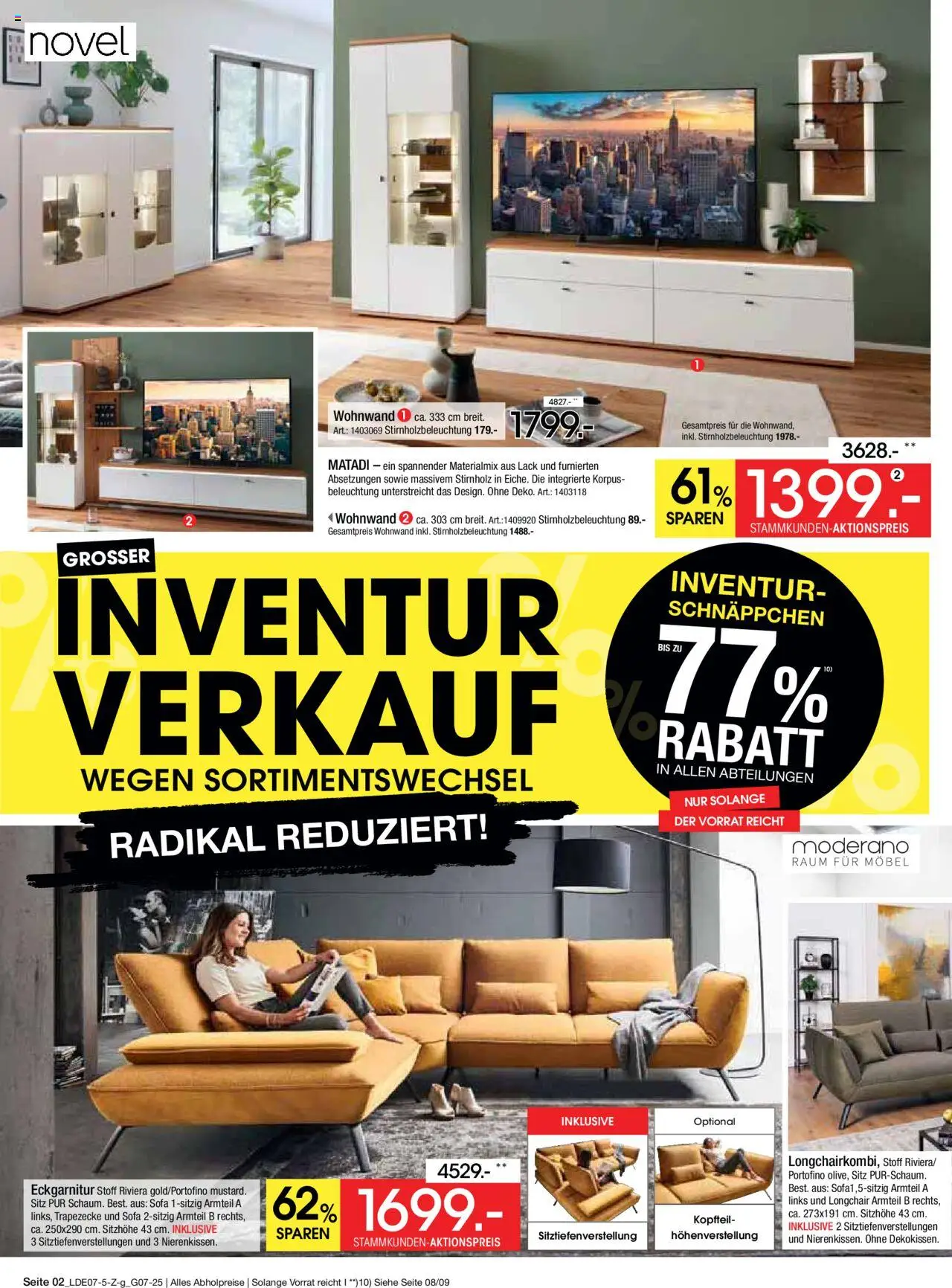 Zurbrüggen Inventurverkauf - Seite 2 - gültig ab 05.07.2025