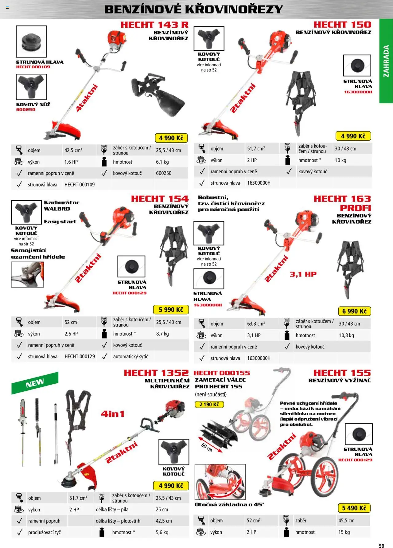 Hecht katalog - Jaro-léto 2025 - strana 59- platný od 22.04.2025