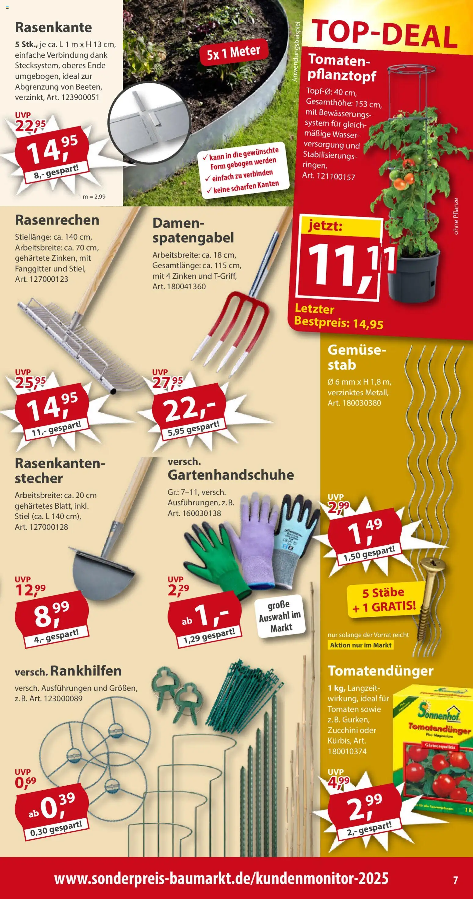 Sonderpreis Baumarkt Prospekt 	 - Seite 7 - gültig ab 18.04.2026