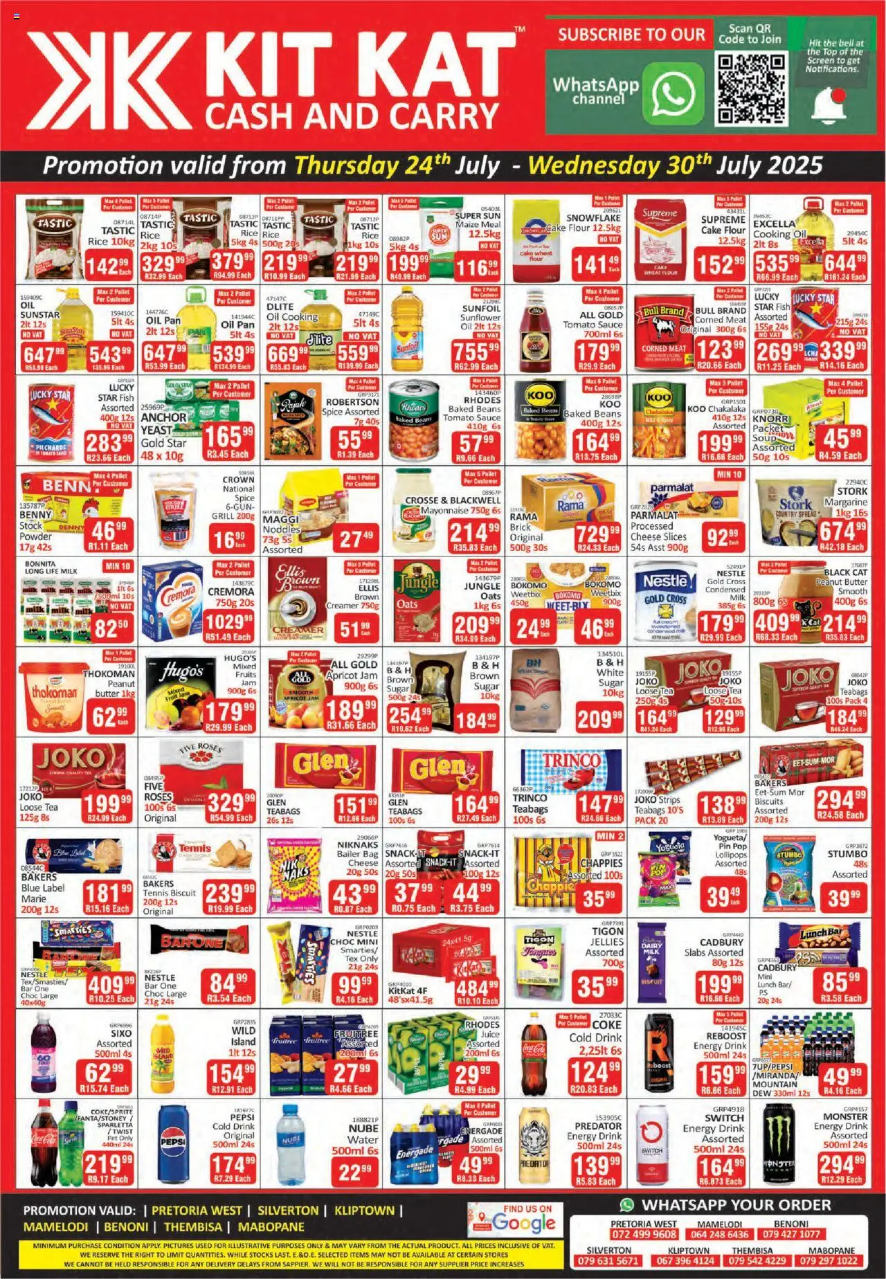 KIT KAT Cash & Carry Specials - page 1- valid from 24/07/2025