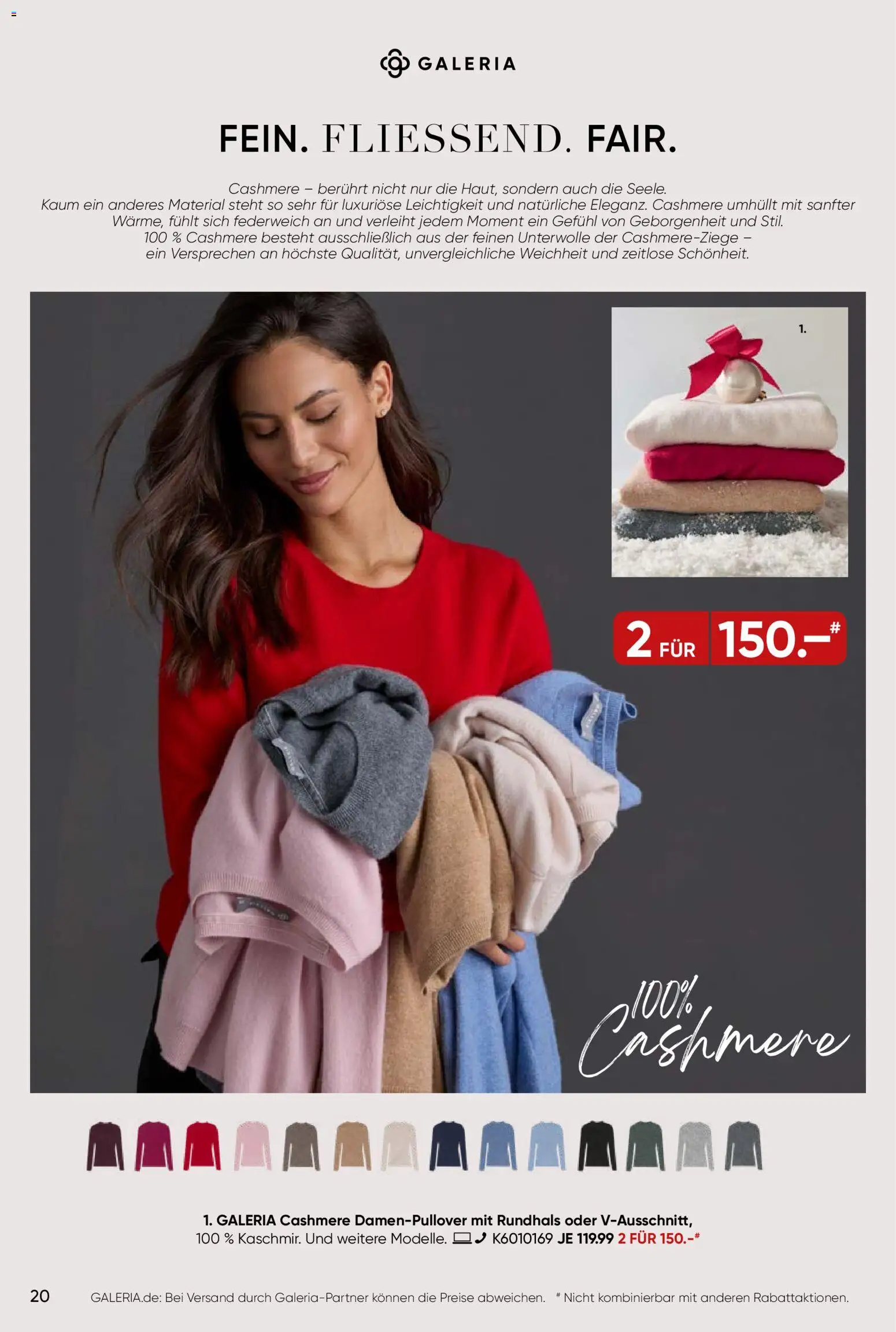 Galeria Karstadt Kaufhof Prospekt 	 - Seite 20 - gültig ab 03.12.2025
