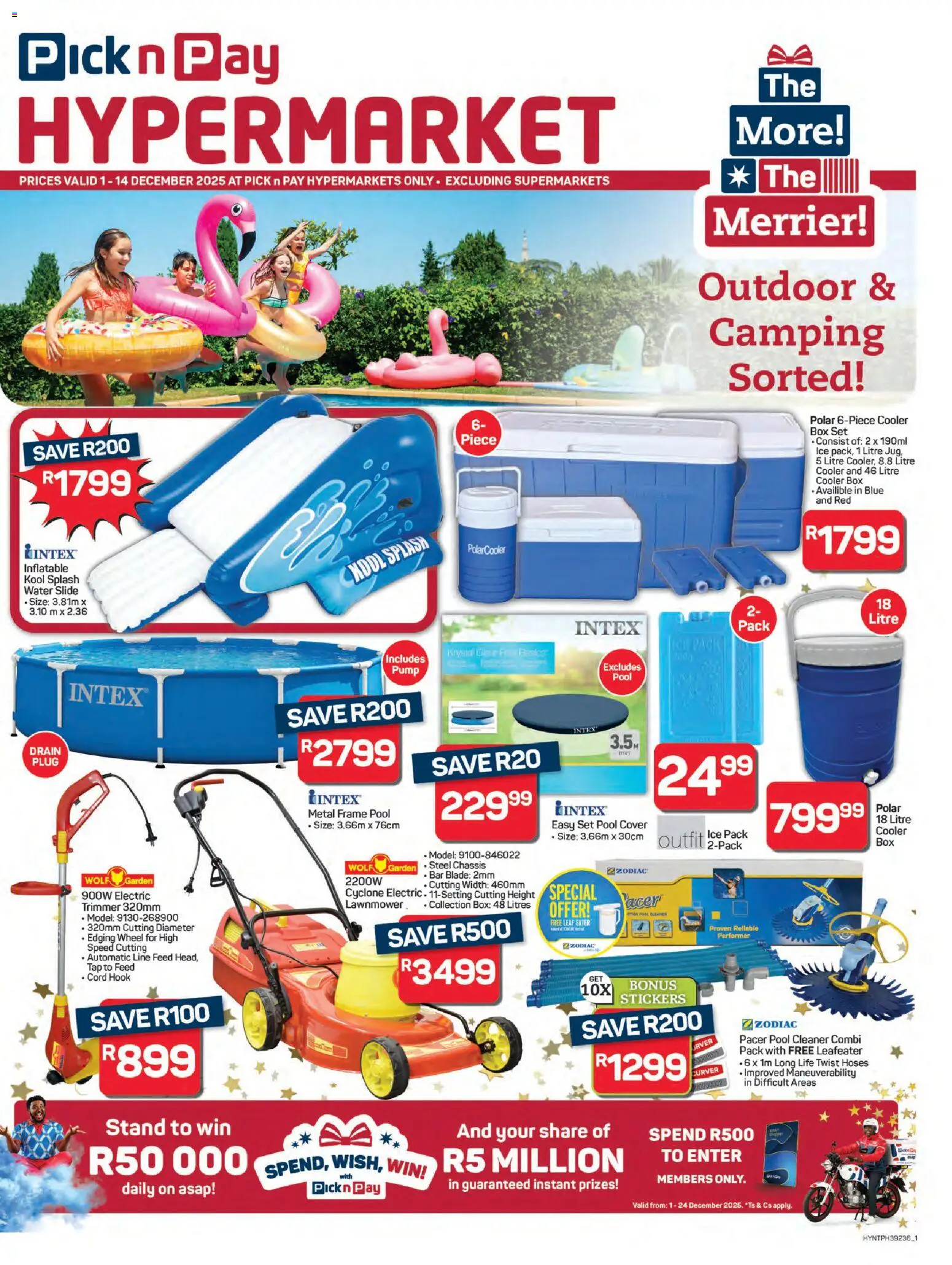 Pick n Pay - Hypermarket Outdoor Specials - page 1- valid from 01/12/2025
