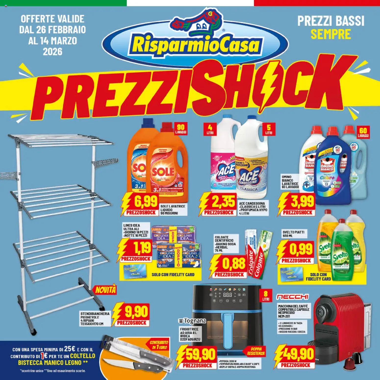 Volantino RisparmioCasa	 - pagina 1 - valido dal 26/02/2026