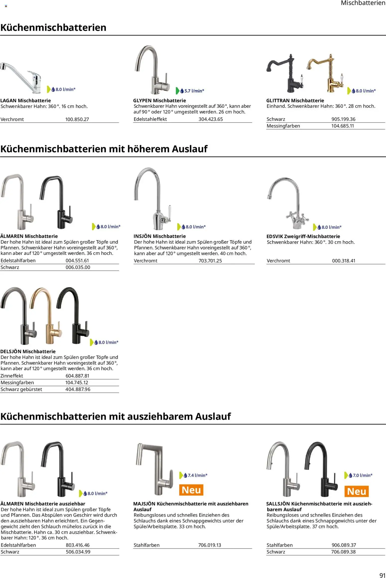 Ikea Küchen  - Seite 91 - gültig ab 02.01.2026