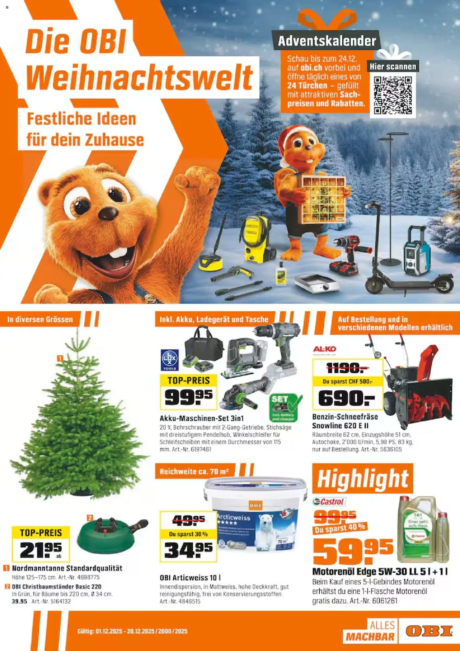OBI Aktionen - Seite 1- gültig ab 30.11.2025